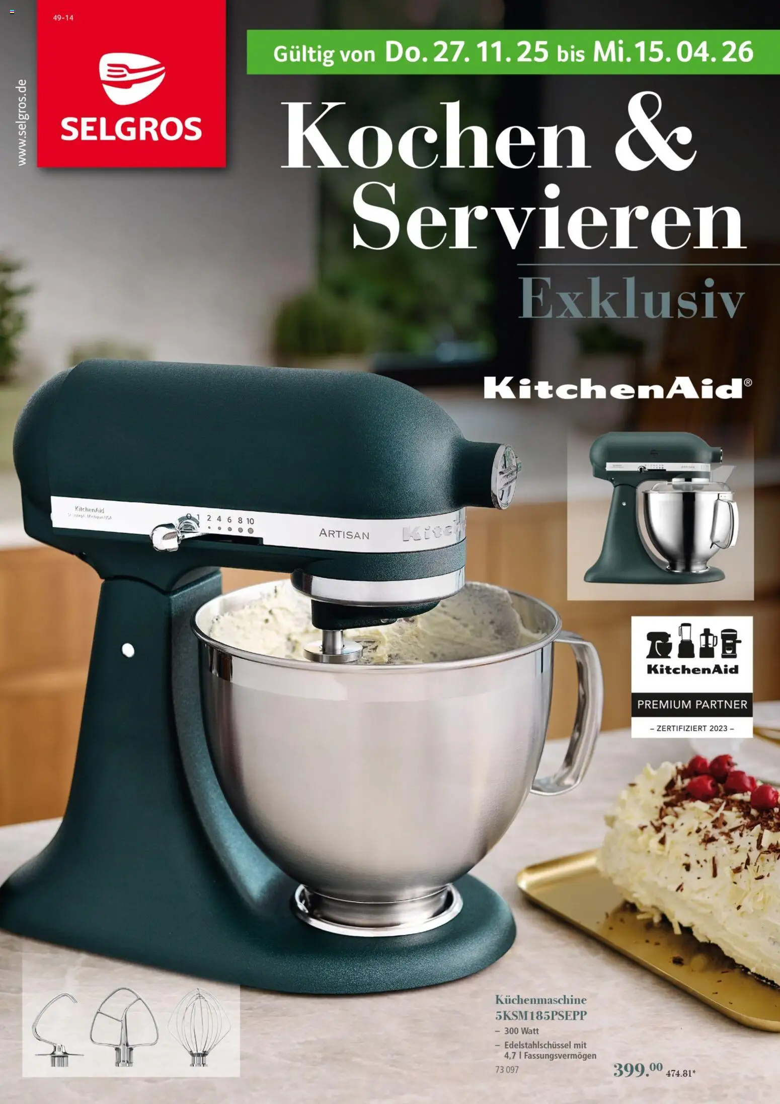 Selgros Kochen & Servieren - Seite 1 - gültig ab 27.11.2025