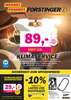 Vorschau Forstinger Flugblatt gültig ab 23.07.2025