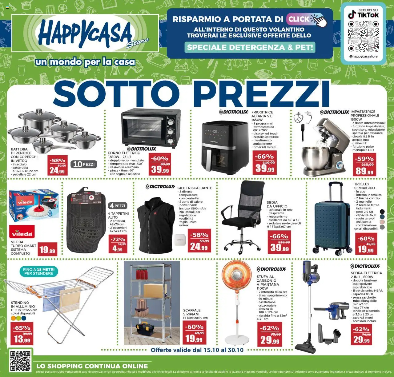 Volantino Happy Casa	 - pagina 1 - valido dal 15/10/2025