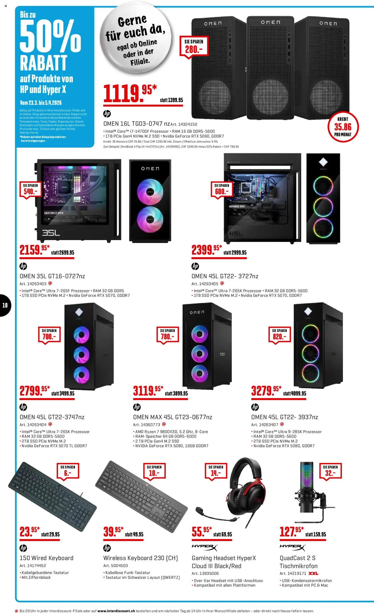 Interdiscount aktionen - page 10- valid from 23.03.2026