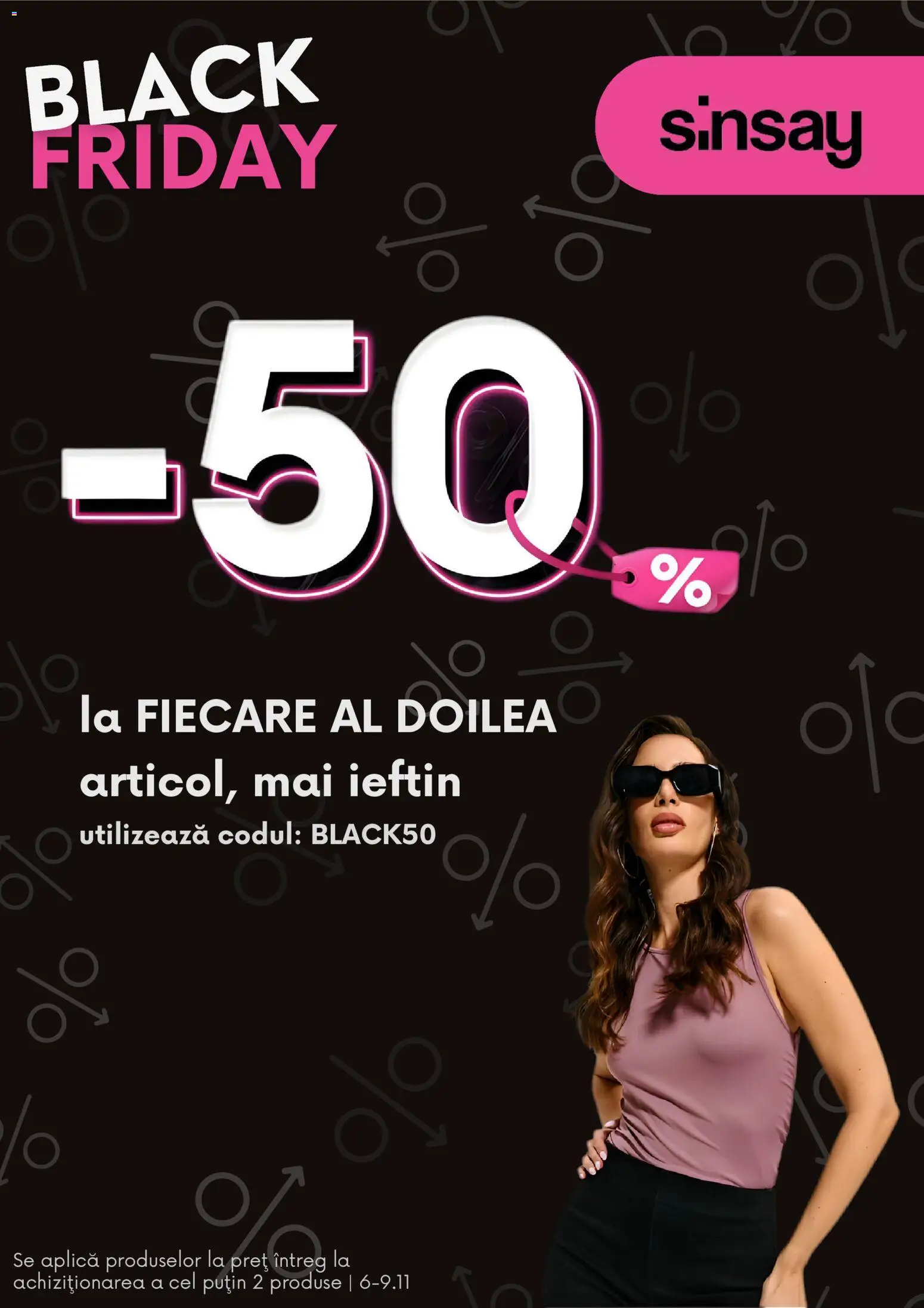 Sinsay Black Friday - pagina 1- valabil de la 06.11.2025