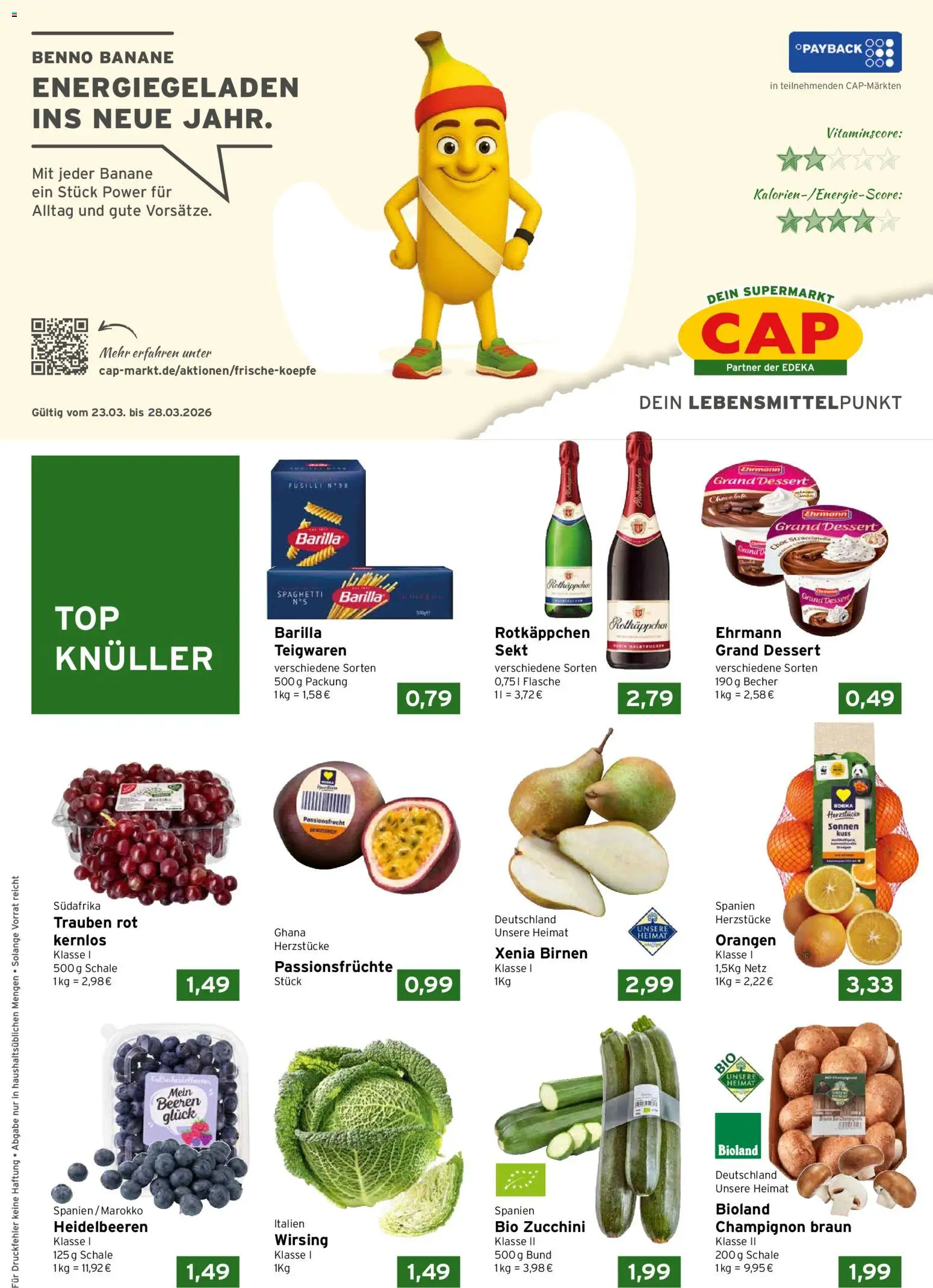 CAP Markt Prospekt - Seite 1 - gültig ab 23.03.2026