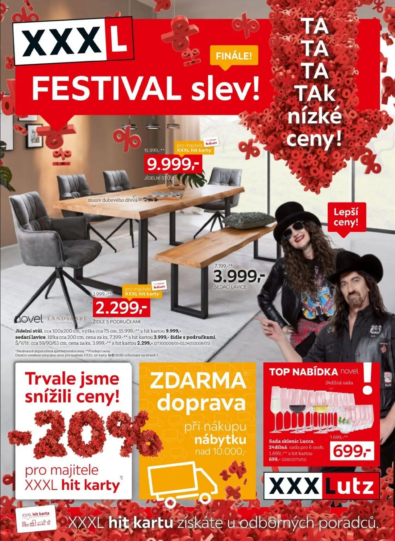 XXXLutz leták - Festival slev - strana 1- platný od 18.08.2025