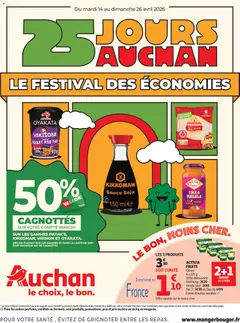 Aperçu Auchan prospectus valable à partir du 14/04/2026