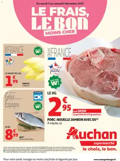 Auchan - Le frais, le bon, moins cher geldig vanaf 02/12/2025