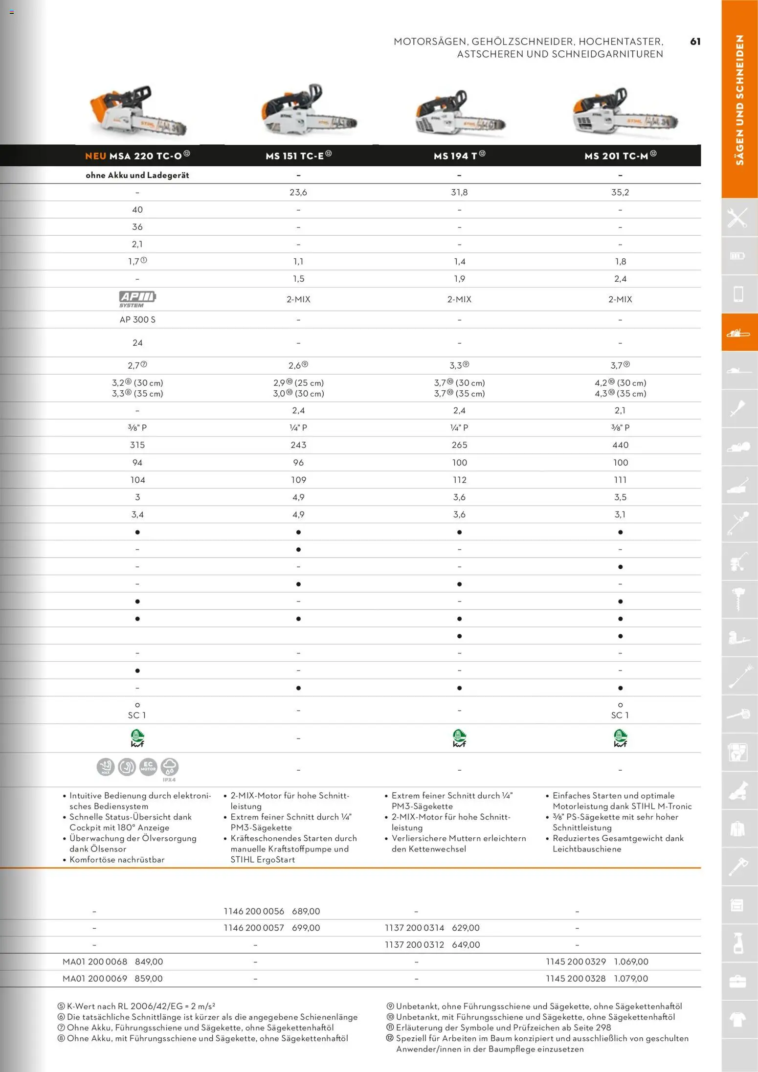 STIHL Katalog - Seite 61 - gültig ab 01.01.2026