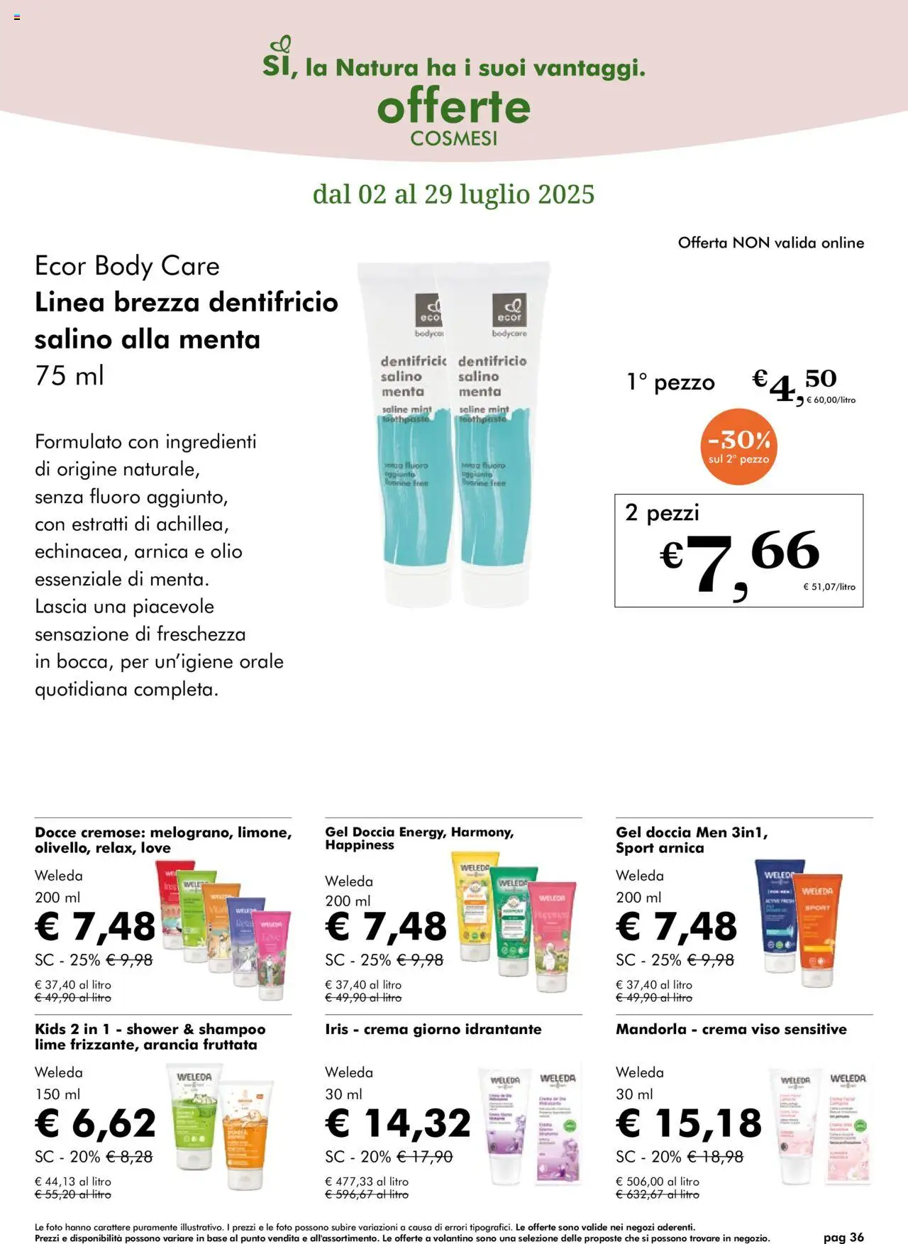 Volantino Natura Sì	 - pagina 36 - valido dal 02/07/2025