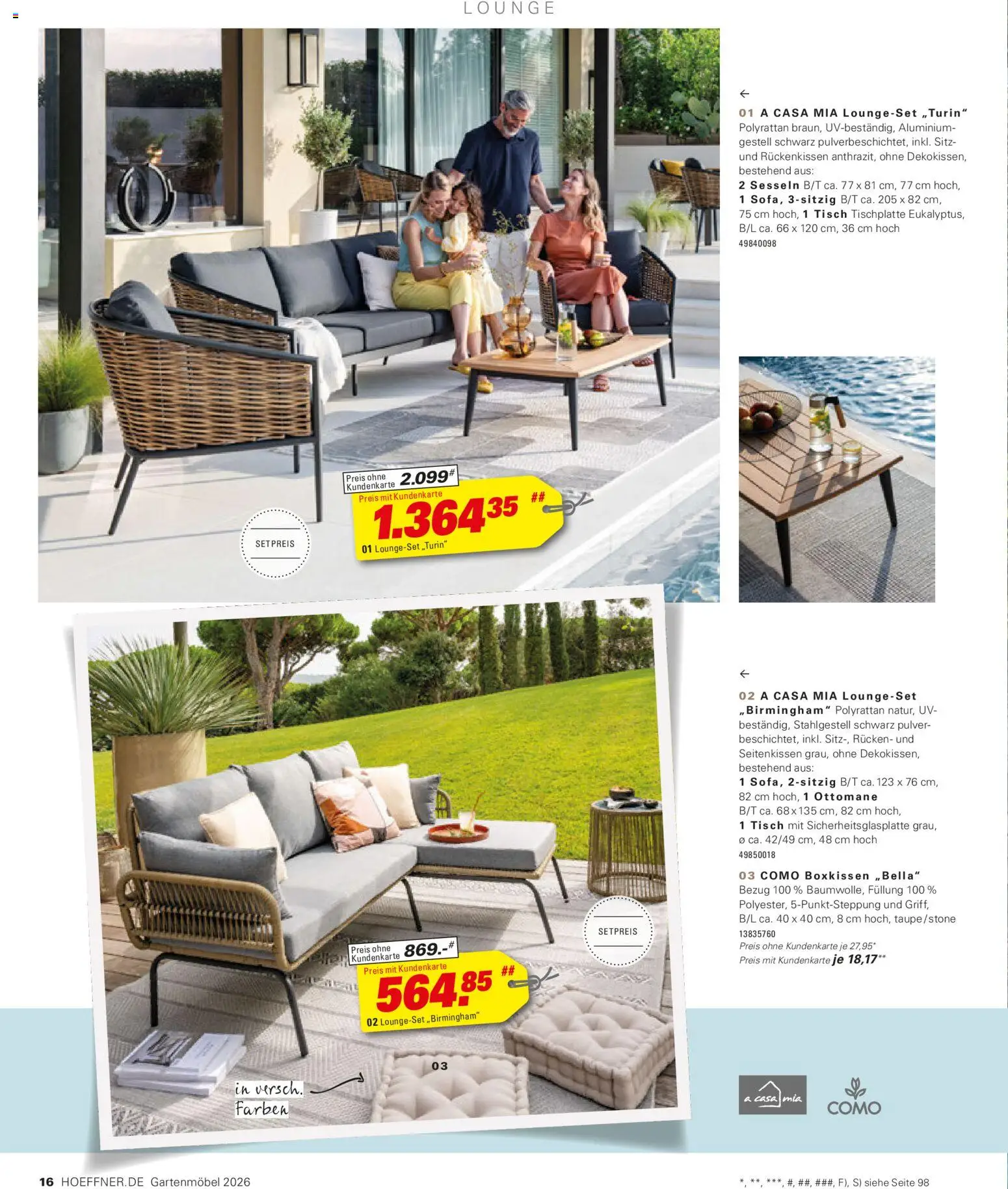 Höffner Prospekt Gartenmöbel - Seite 16 - gültig ab 27.03.2026