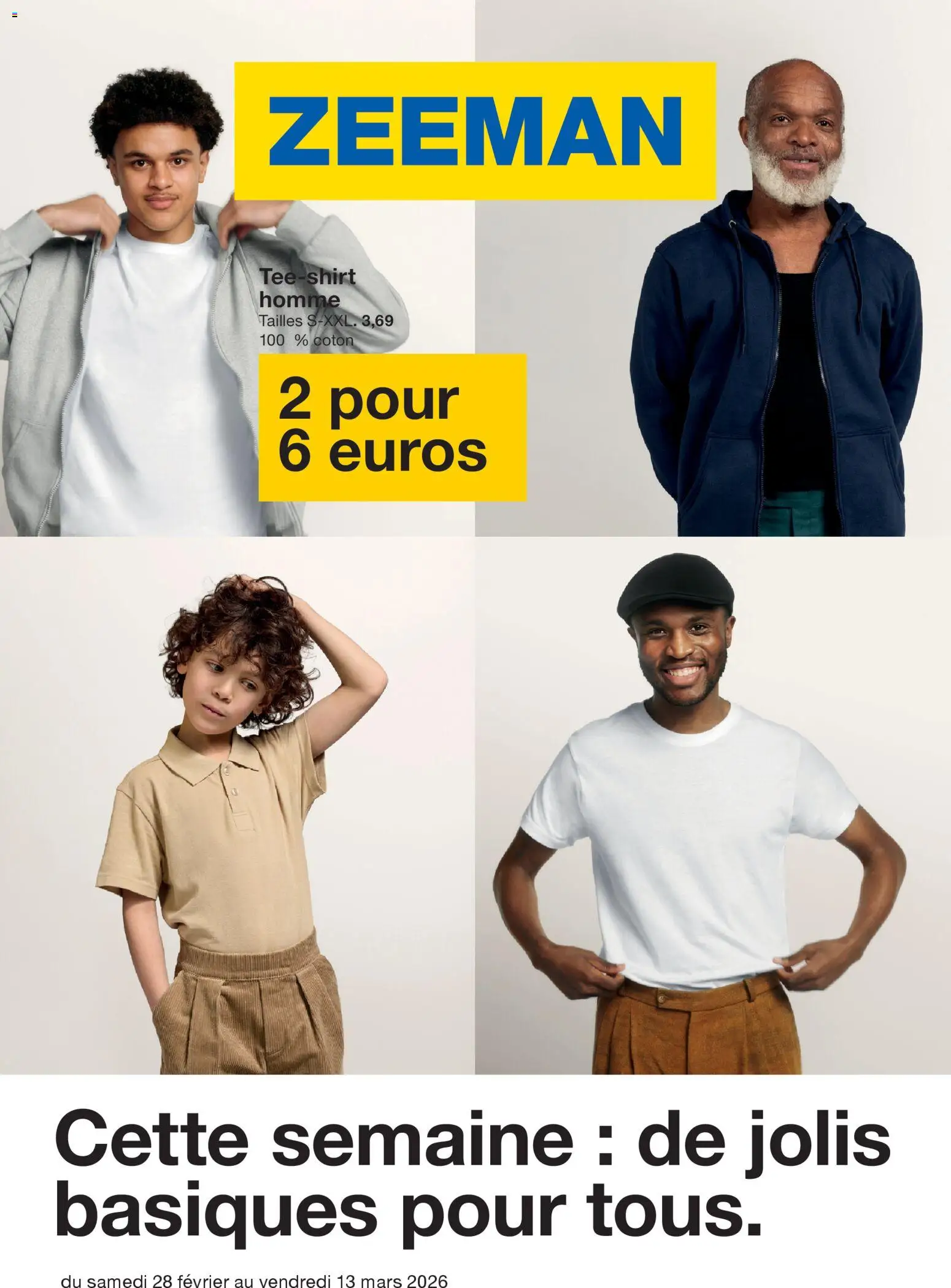 Zeeman catalogue Printemps - page 1 - valable à partir du 28/02/2026