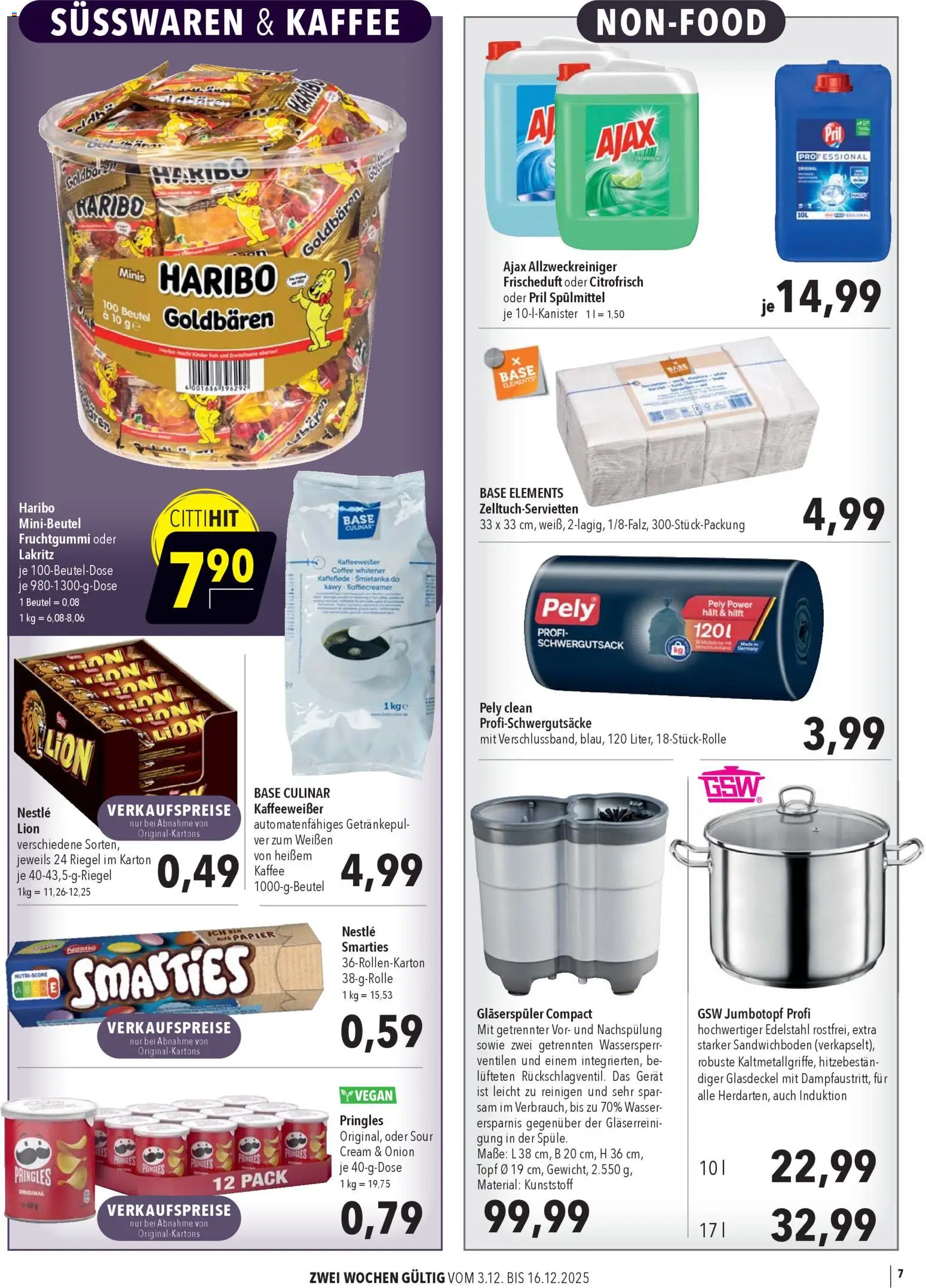 CITTI Markt Aktuelle Angebote für Profis - Seite 7 - gültig ab 03.12.2025