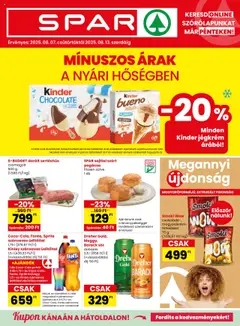 Előnézet Spar Akciós újság érvényes 2025.08.07.-tól