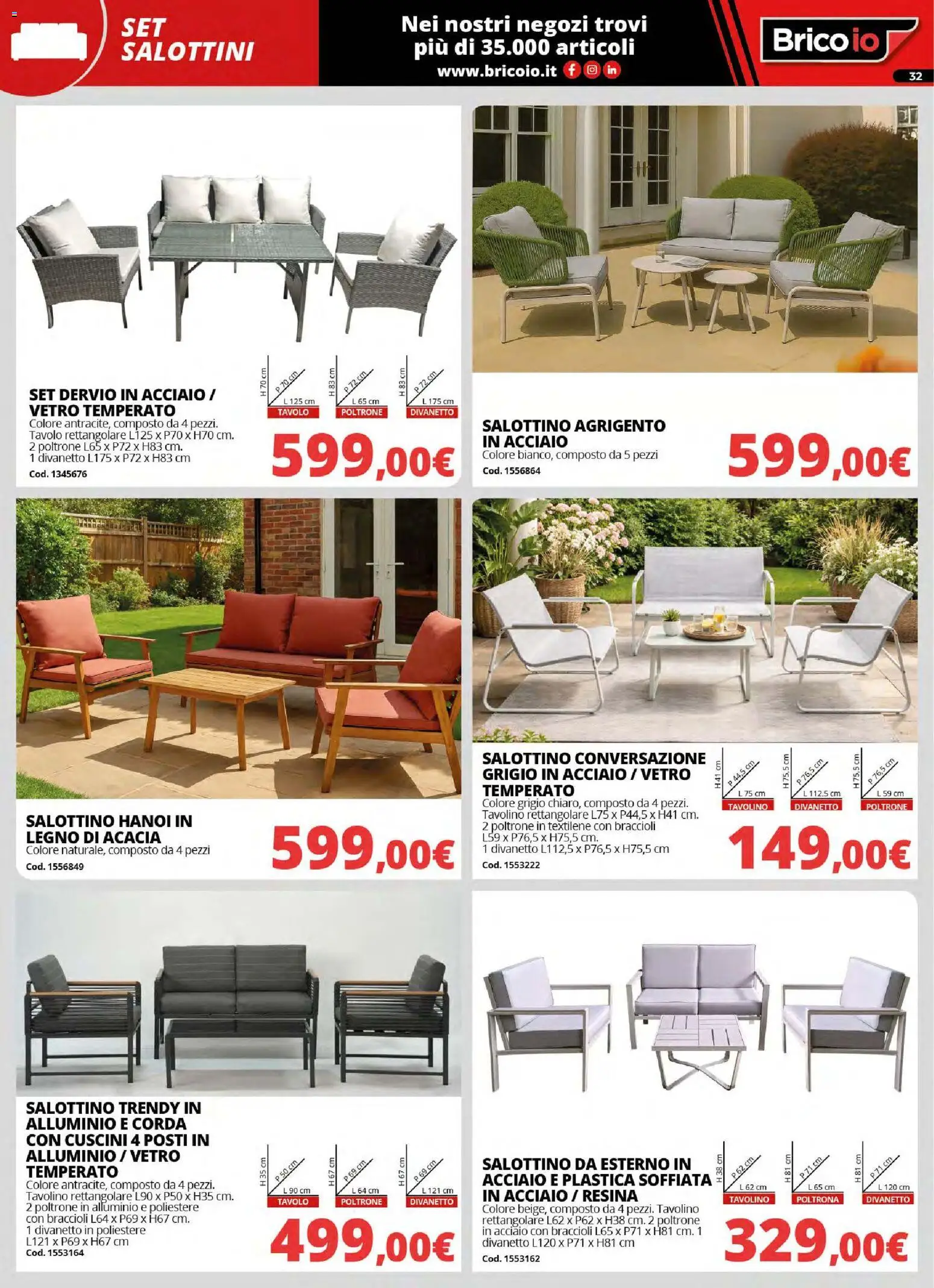 Brico io volantino - pagina 32 - valido dal 30/03/2026