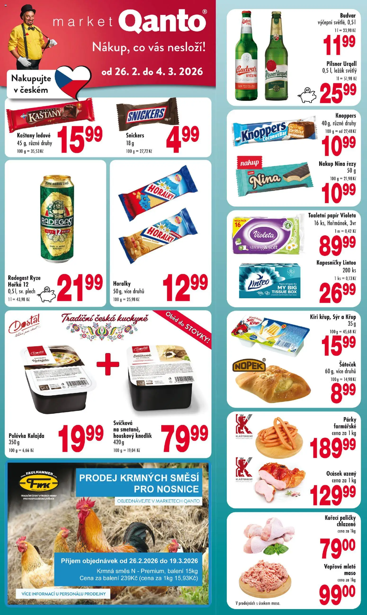 Astur & Qanto leták - strana 1- platný od 26.02.2026