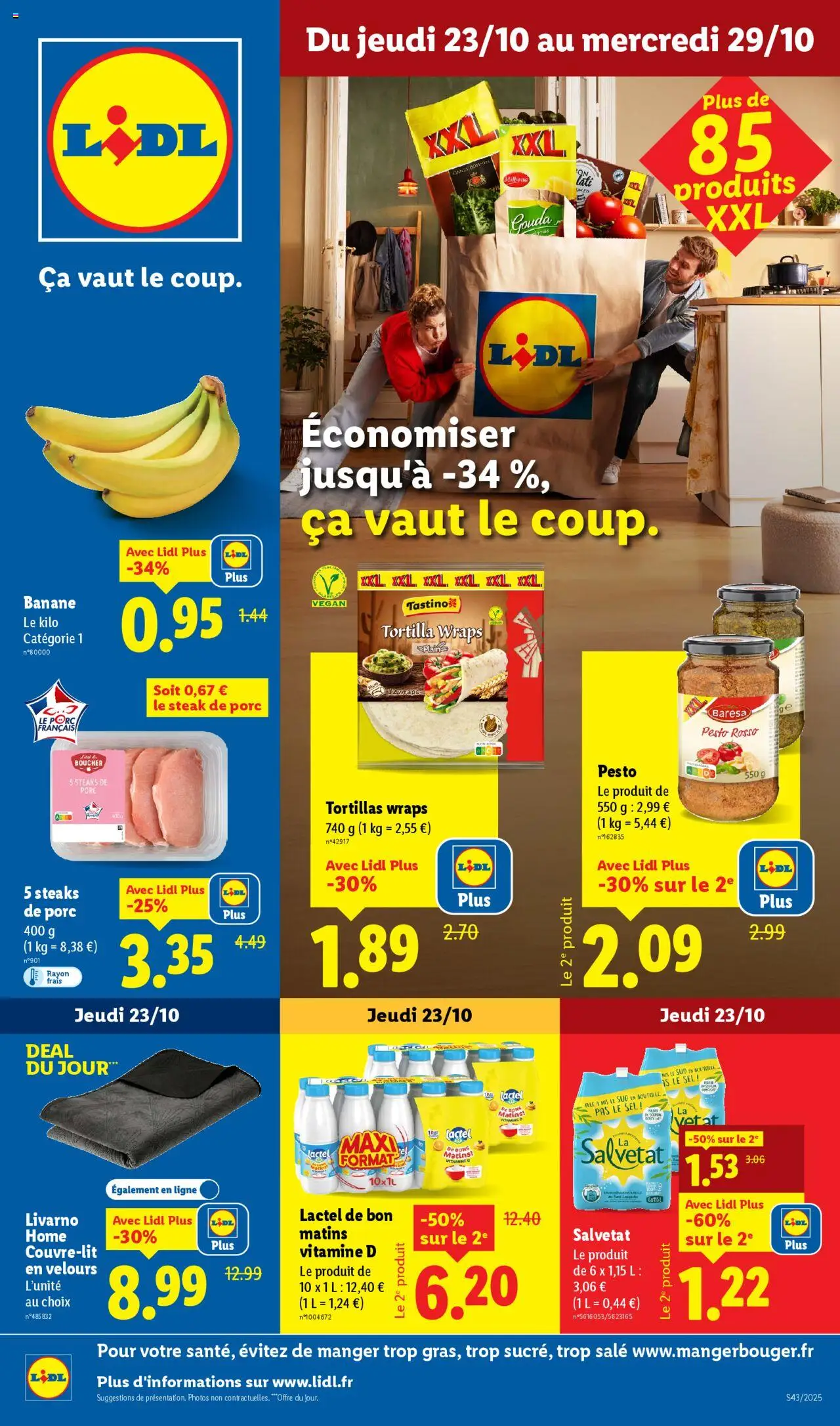 LIDL catalogue semaine 43 - page 1 - valable à partir du 23/10/2025