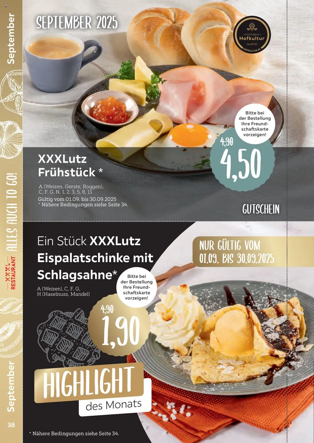 XXXL Lutz Restaurantgutscheine - Seite 6 - gültig ab 01.08.2025