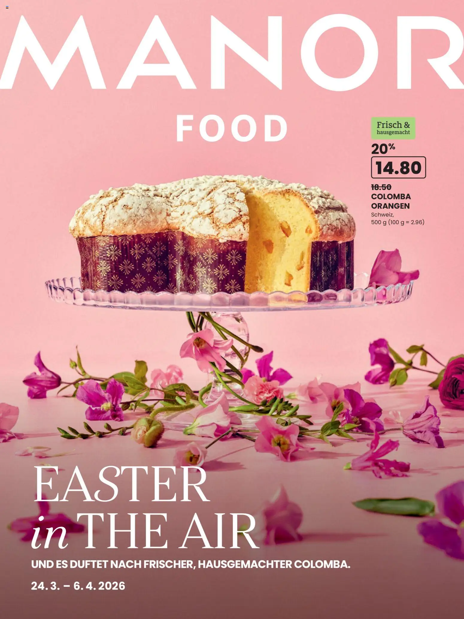 Manor aktionen Eastern - Seite 1- gültig ab 24.03.2026