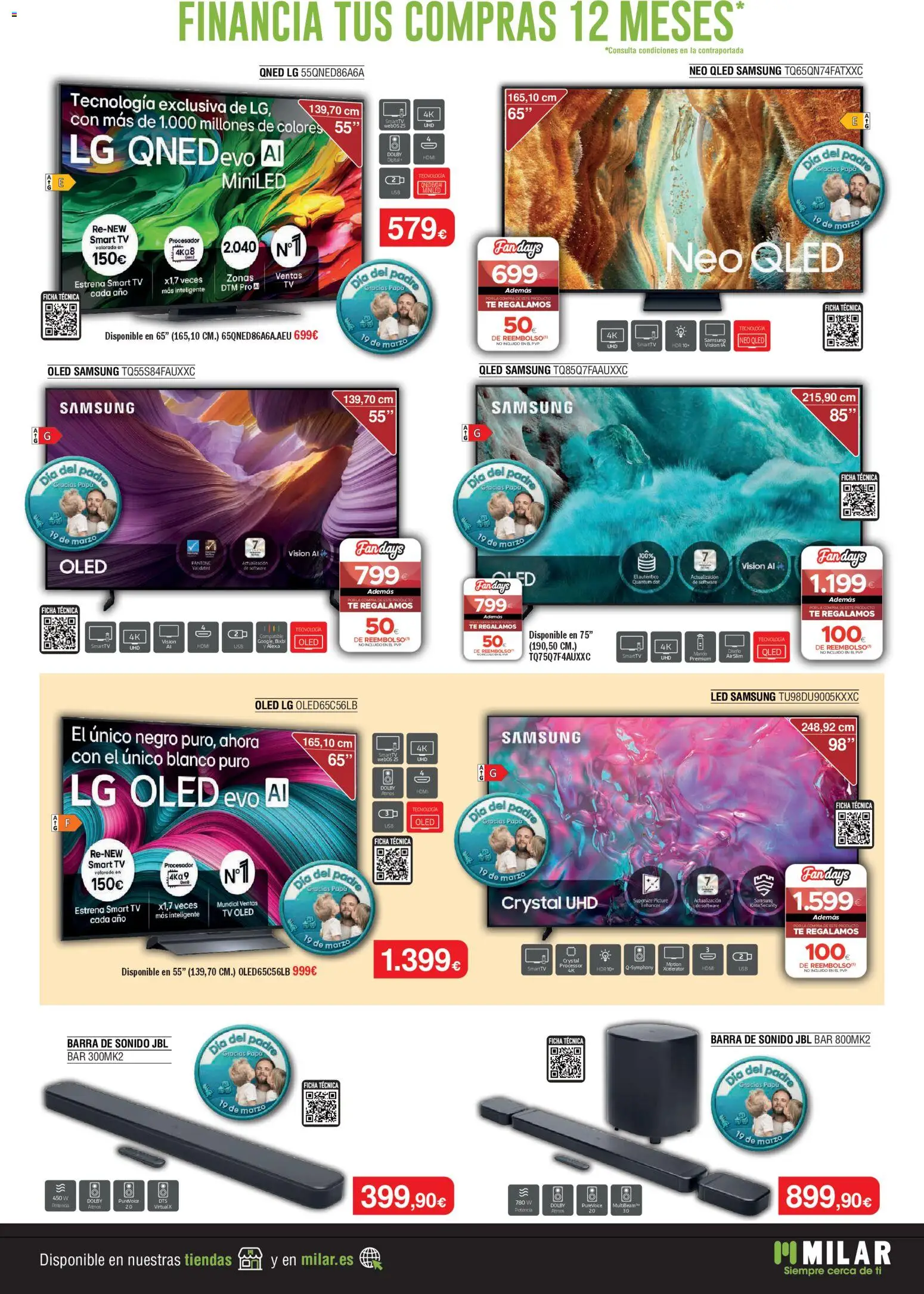 Milar folleto - Página de 3 - Válido desde 01/03/2026