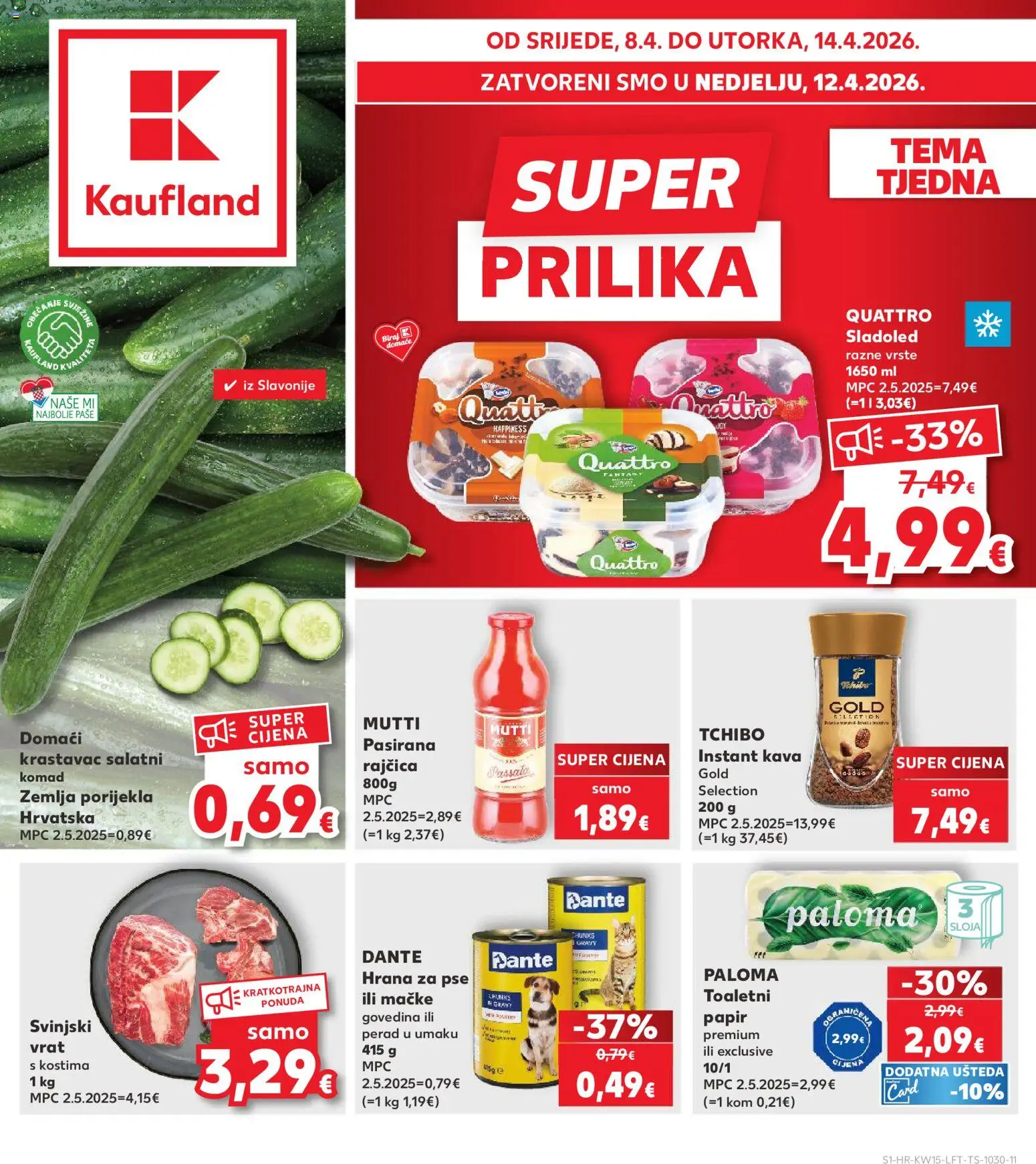 Kaufland Katalog - stranica 1- važeći od 08.04.2026