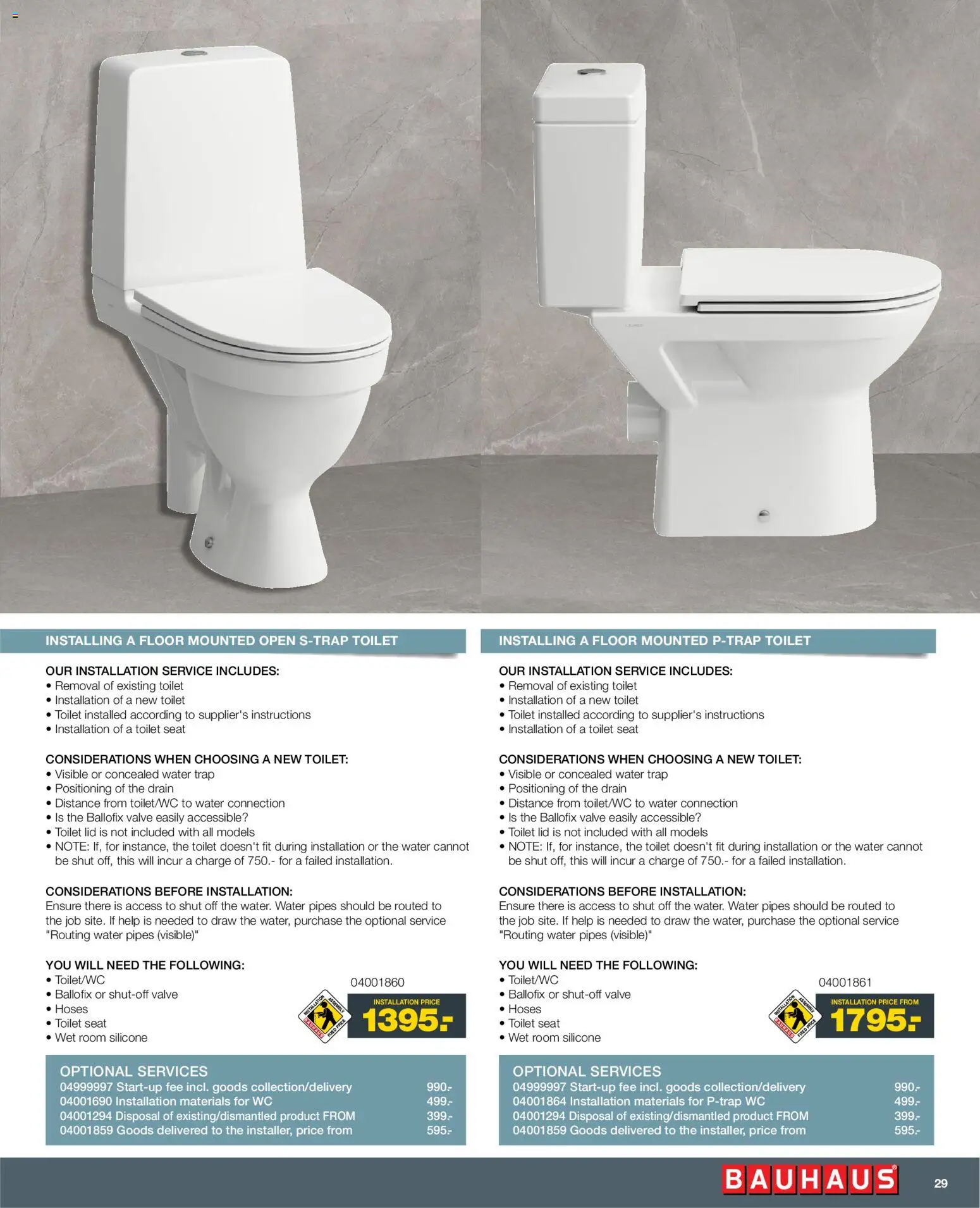 Bauhaus - Installation Service - ENGLISH - page 29- valid from 01/01/2026