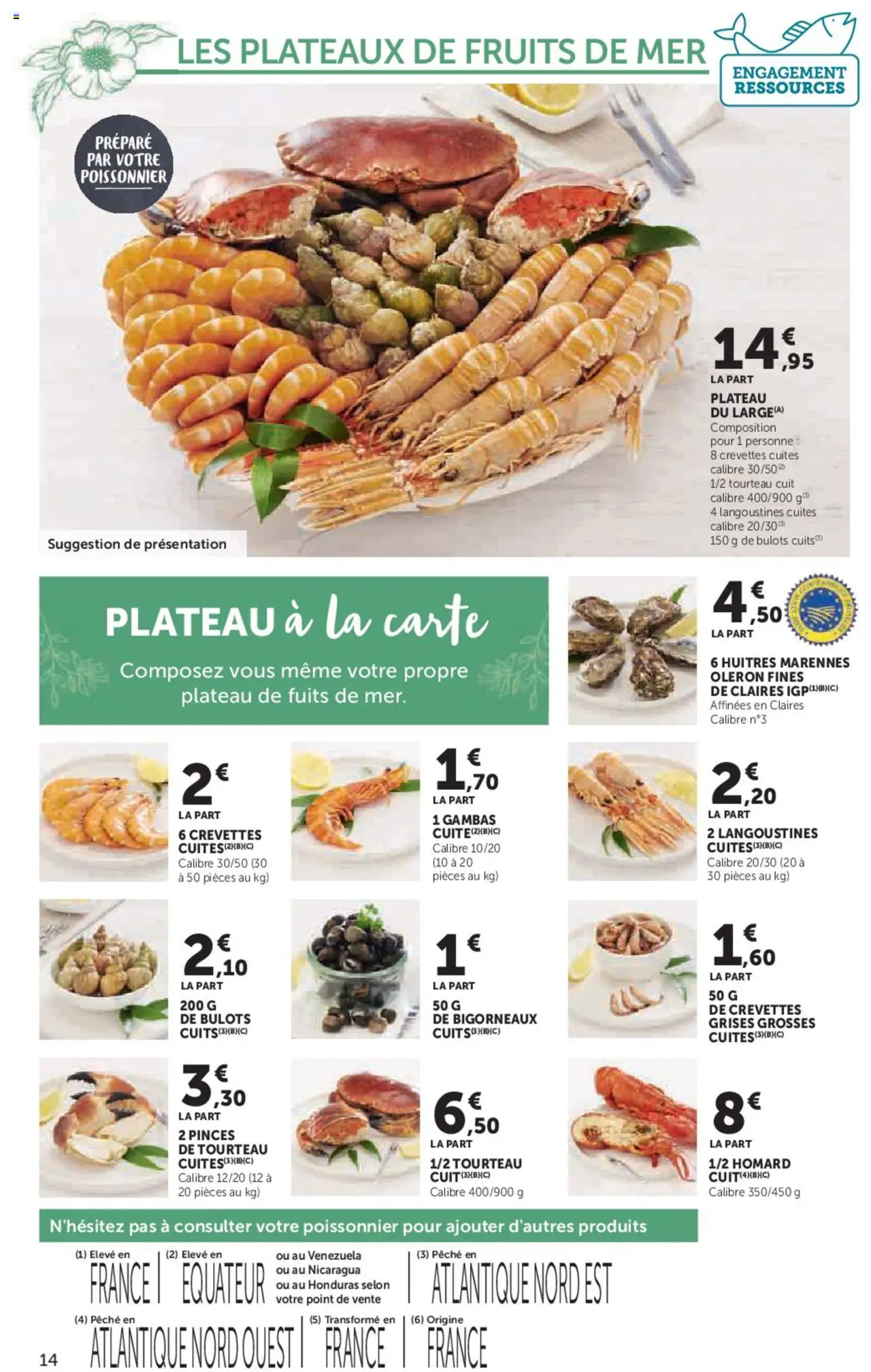U Express La carte Printemps Été - page 14 - valable à partir du 08/04/2025
