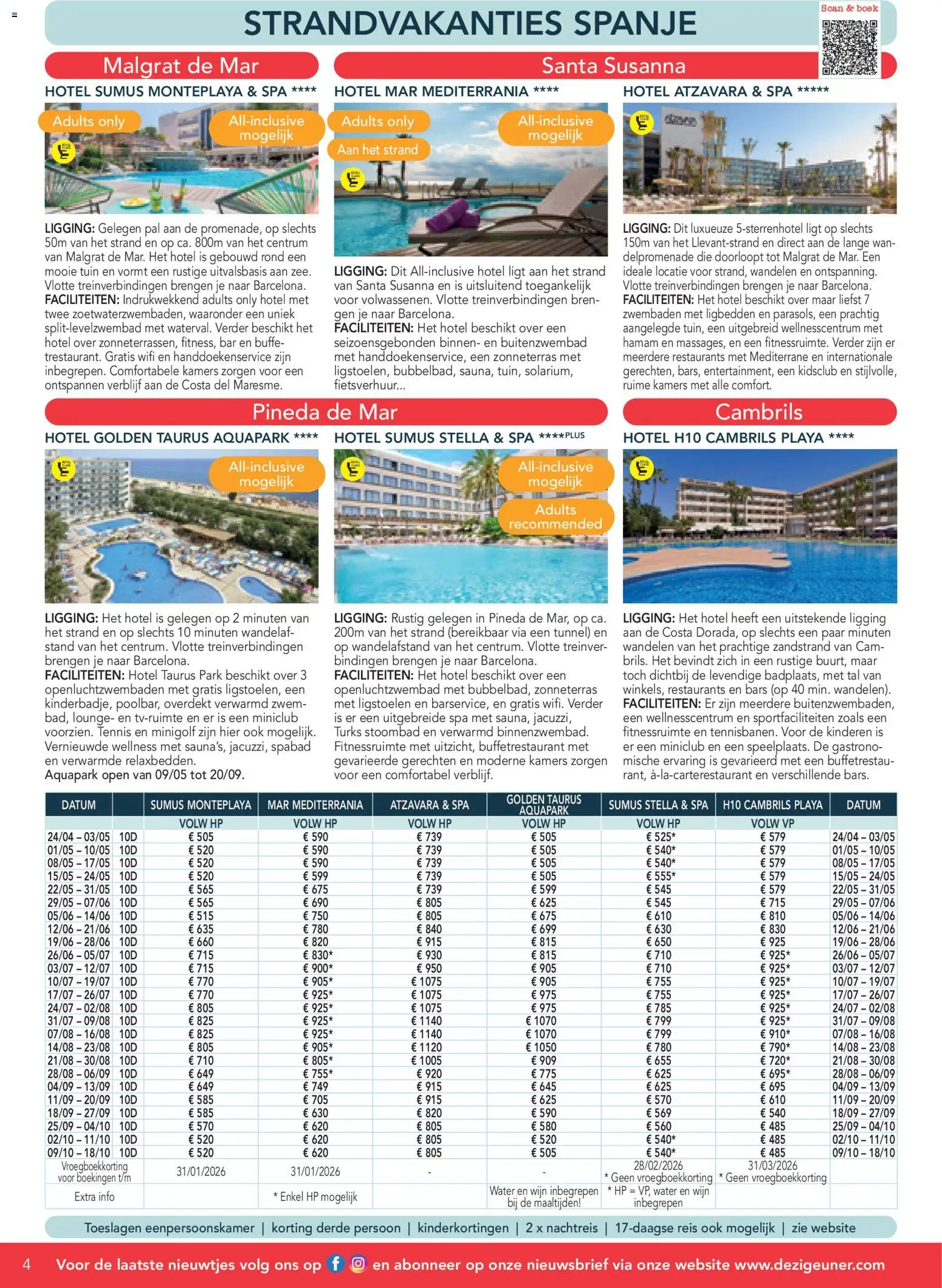 De Zigeuner folder - page 4- valid from 22/12/2025