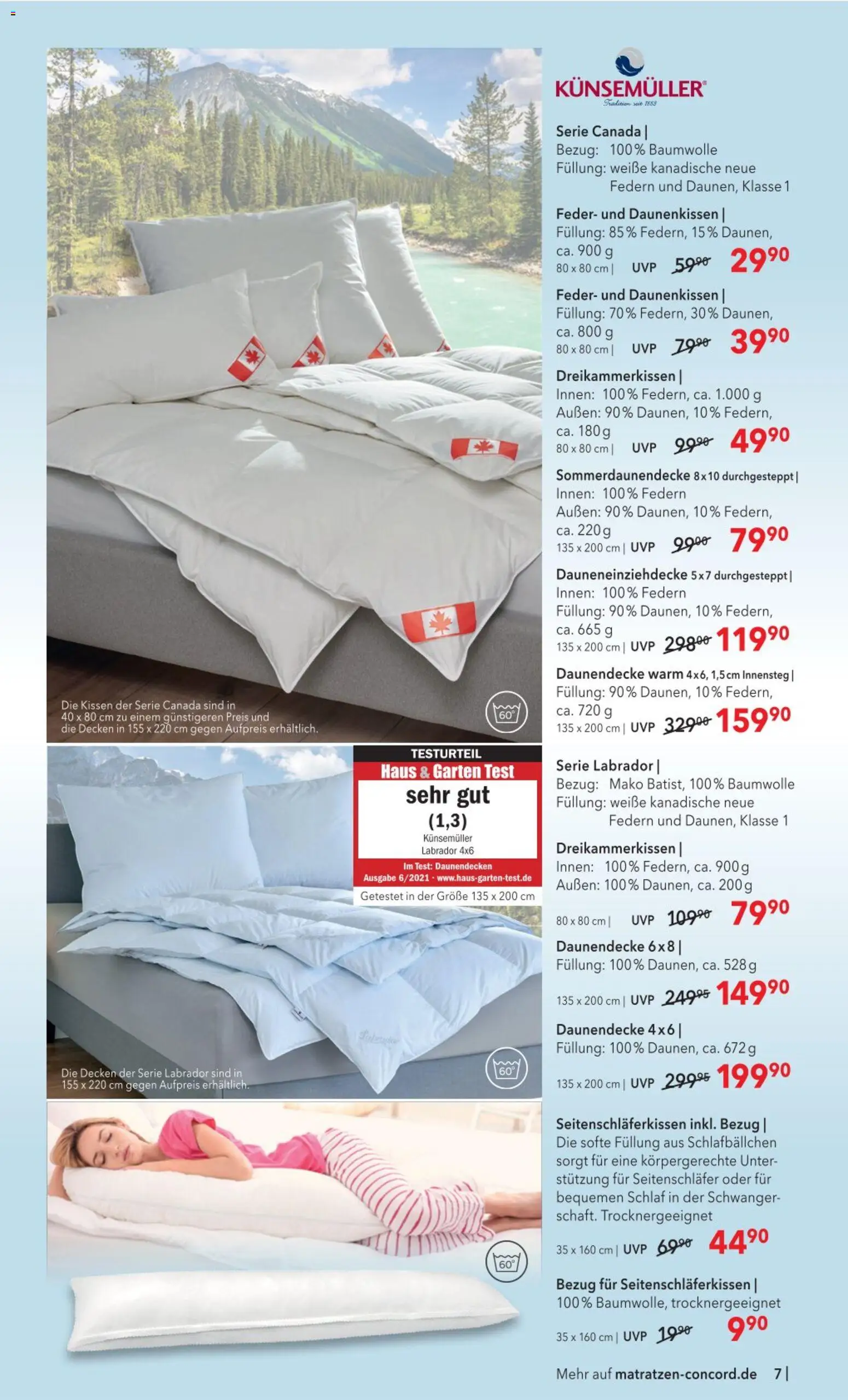 Matratzen Concord Prospekt 	 - Seite 7 - gültig ab 25.03.2026