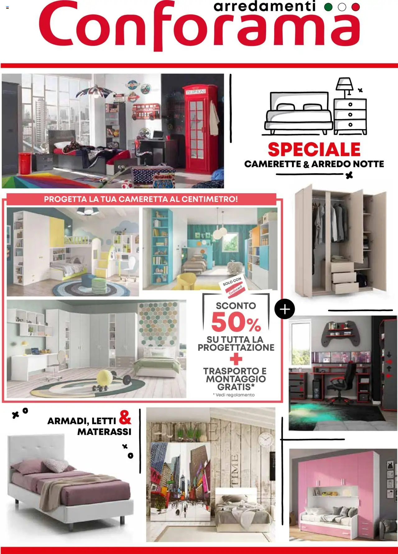 Volantino Conforama	 - pagina 1 - valido dal 30/08/2025