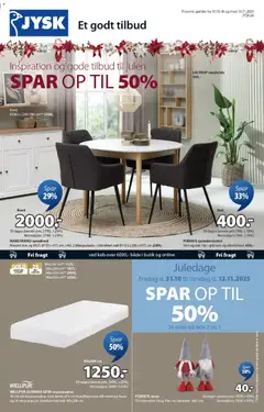 Forhåndsvisning JYSK - Tilbudsavis gyldig fra 31/10/2025