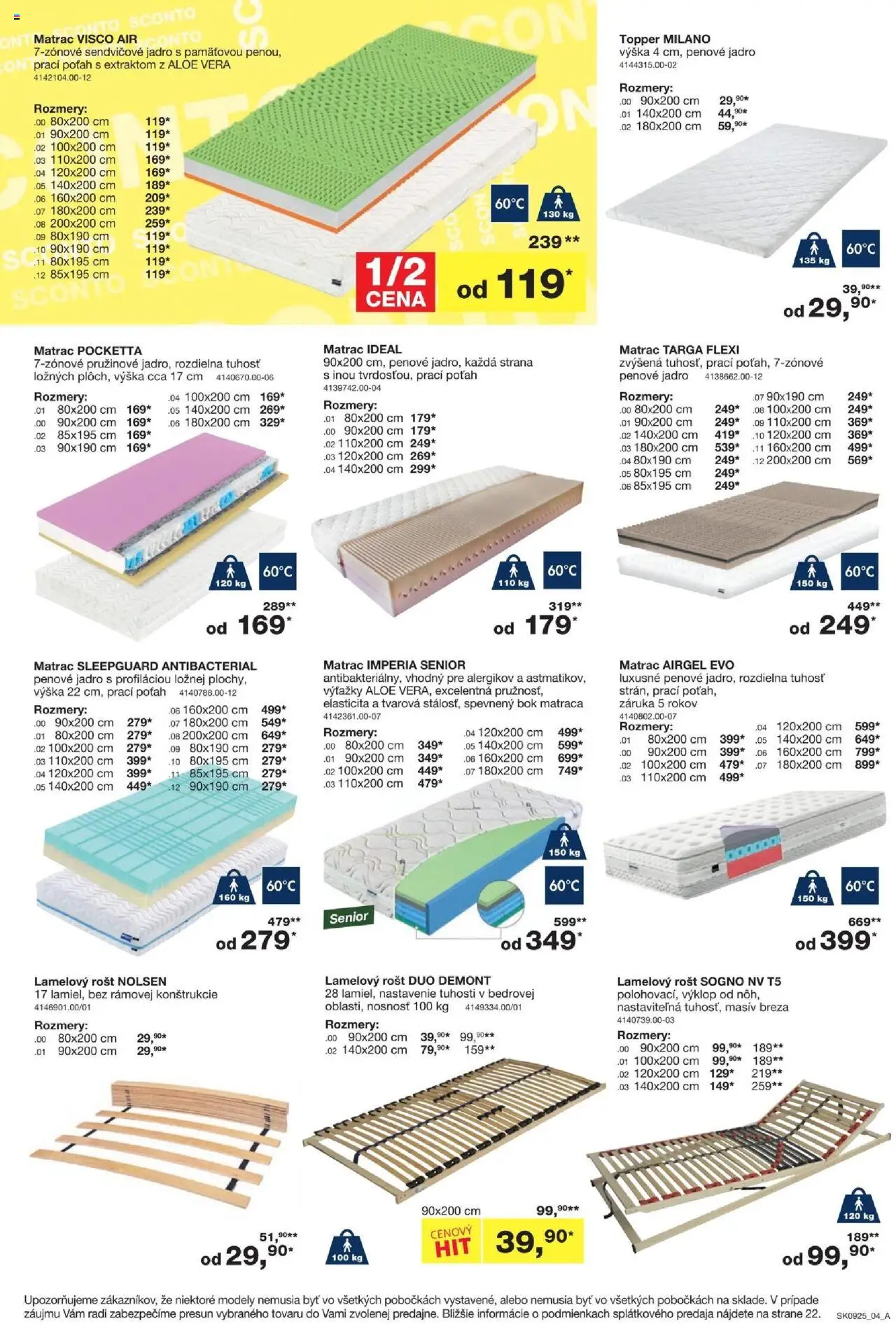 Sconto nábytok leták - strana 4- platný od 16.07.2025
