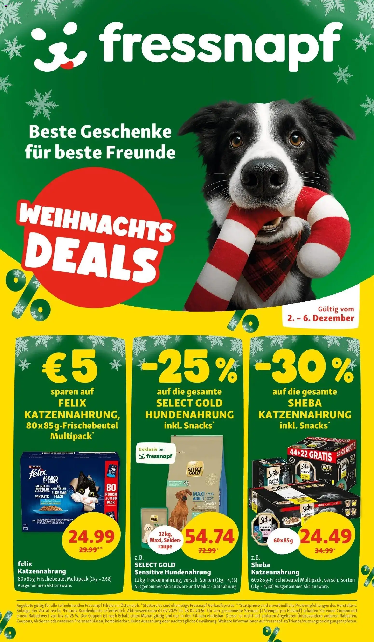 Fressnapf Flugblatt - Seite 1- gültig ab 02.12.2025