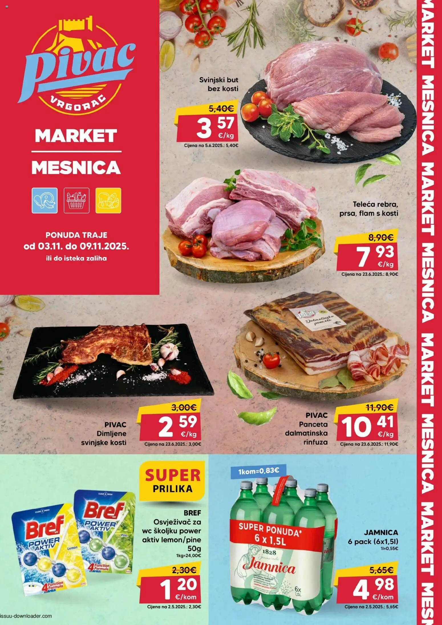 Katalog Pivac - stranica 1- važeći od 03.11.2025