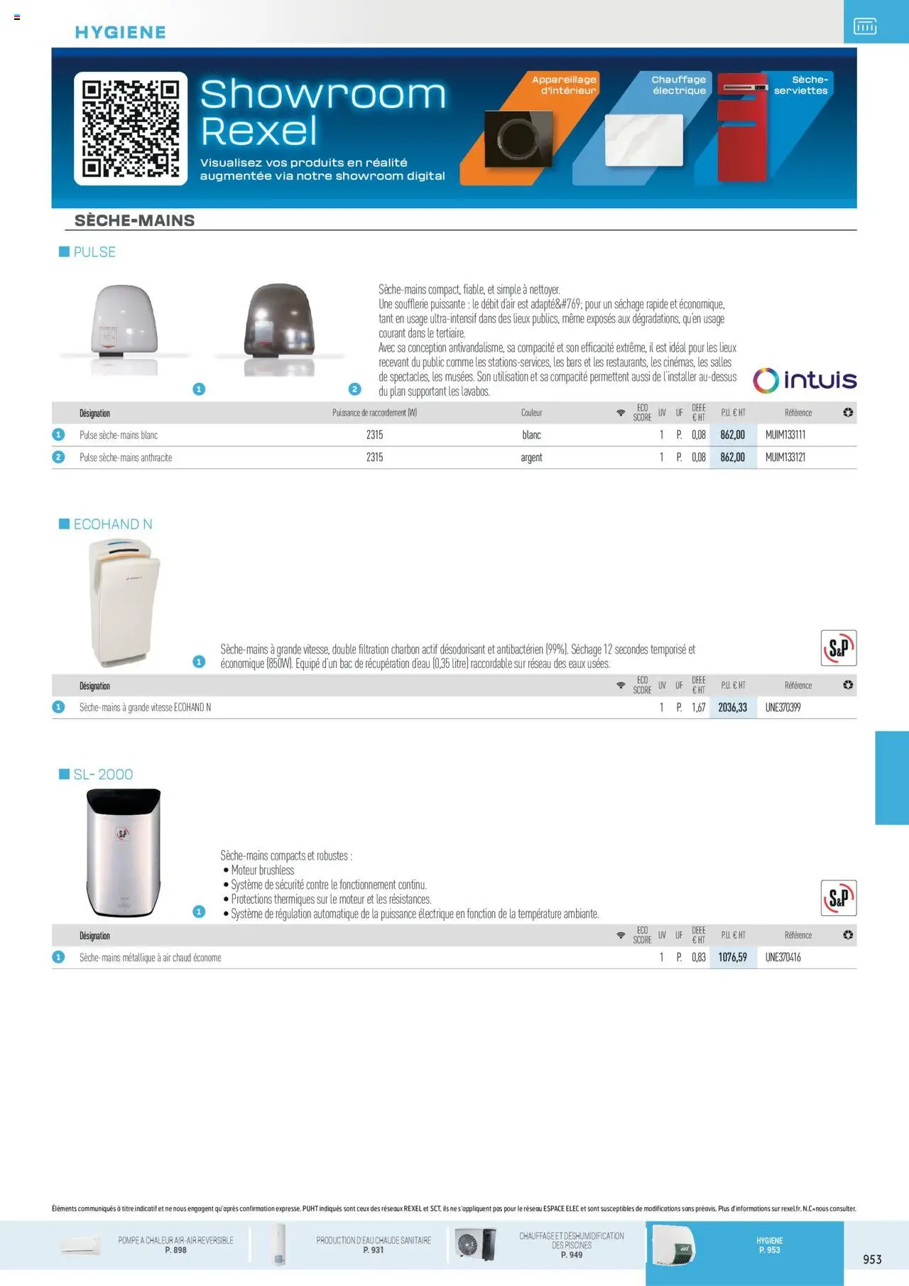 Rexel - Chauffage Électrique, ECS, PAC AIR-AIR Et Qualite De L´Air Interieur - page 159 - valable à partir du 16/07/2025