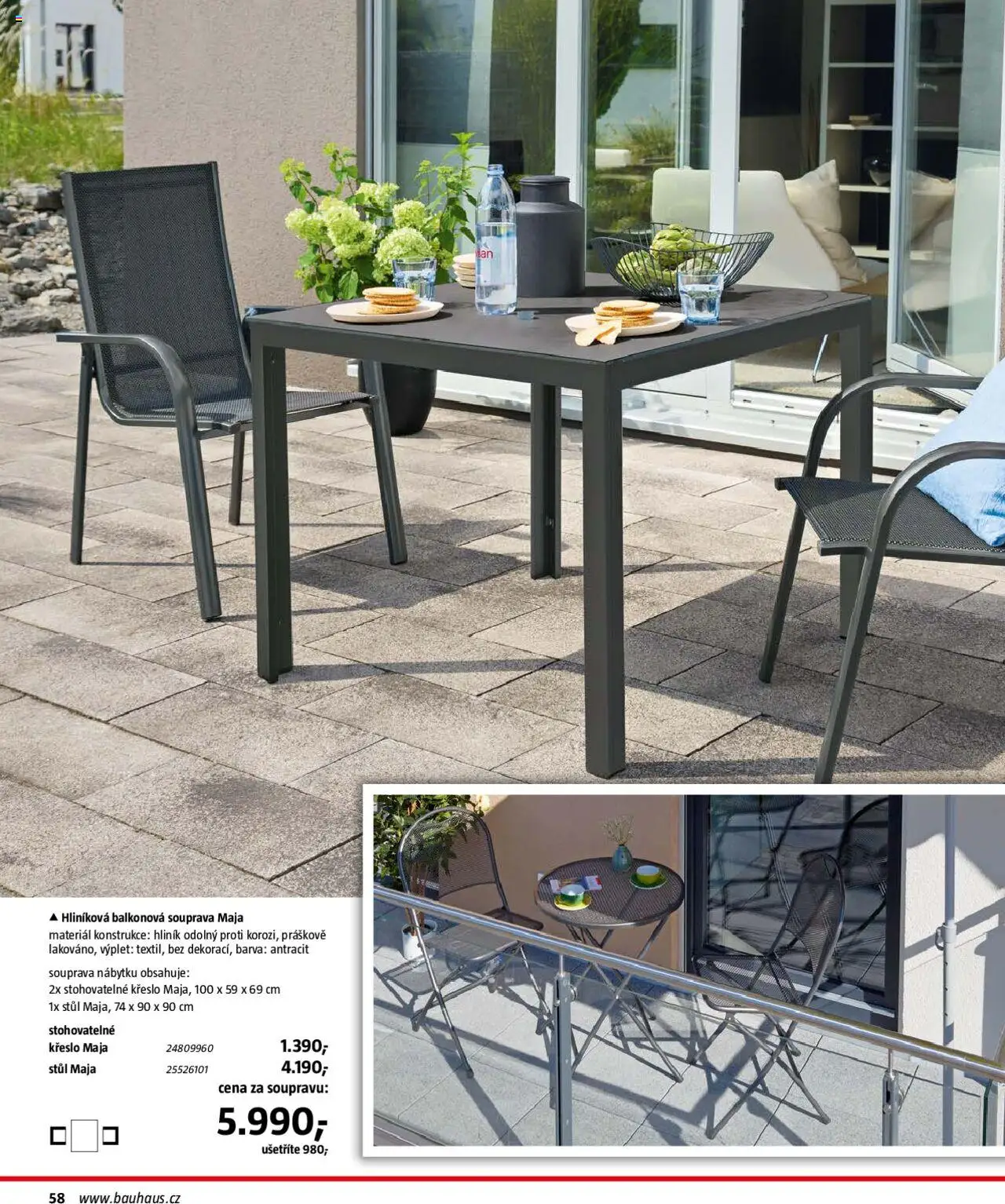 Bauhaus katalog Zahradní nábytek - strana 58- platný od 01.04.2025