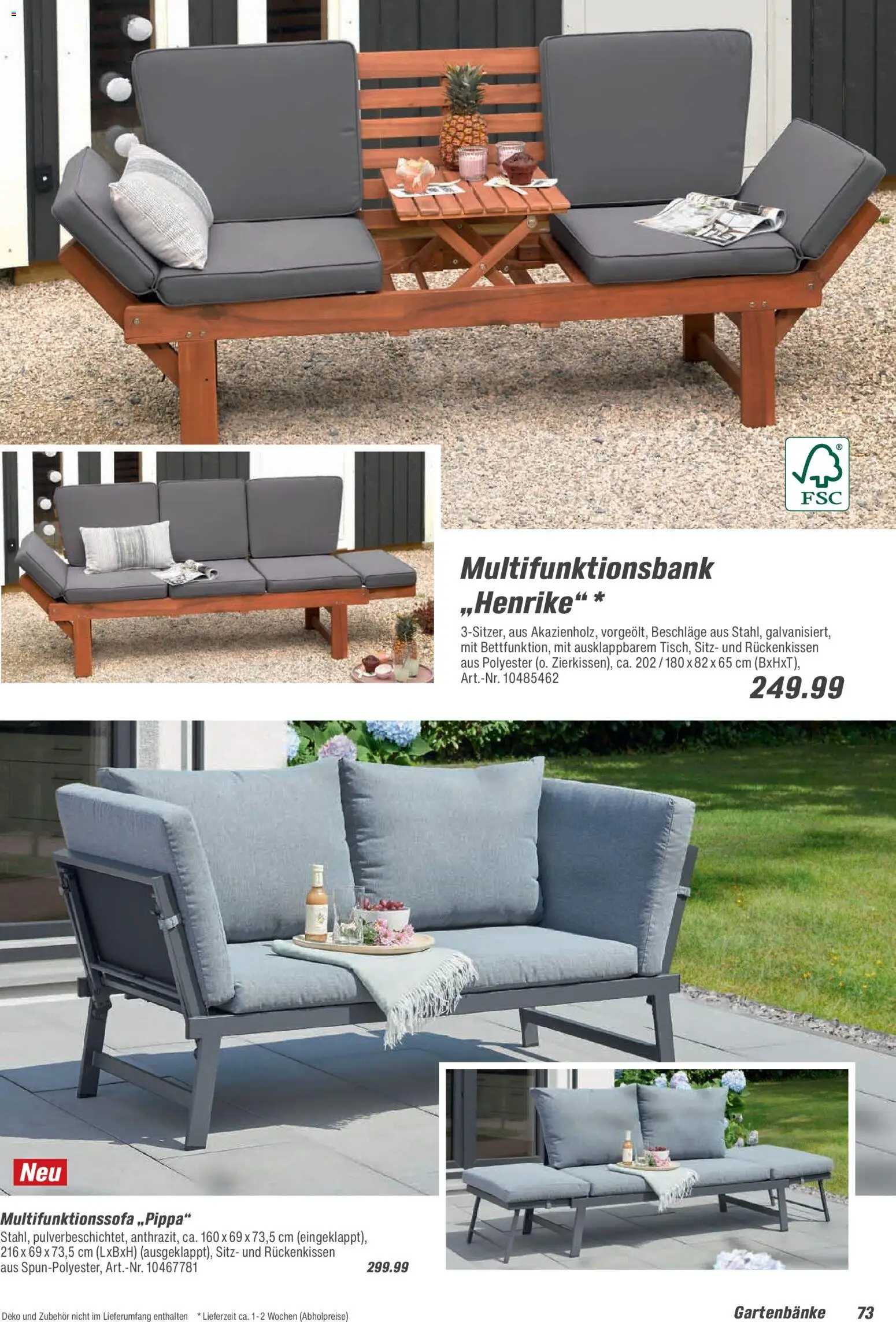 Toom Baumarkt  Gartenmöbel & Solar-Leuchten 2026 - Seite 73 - gültig ab 01.01.2026