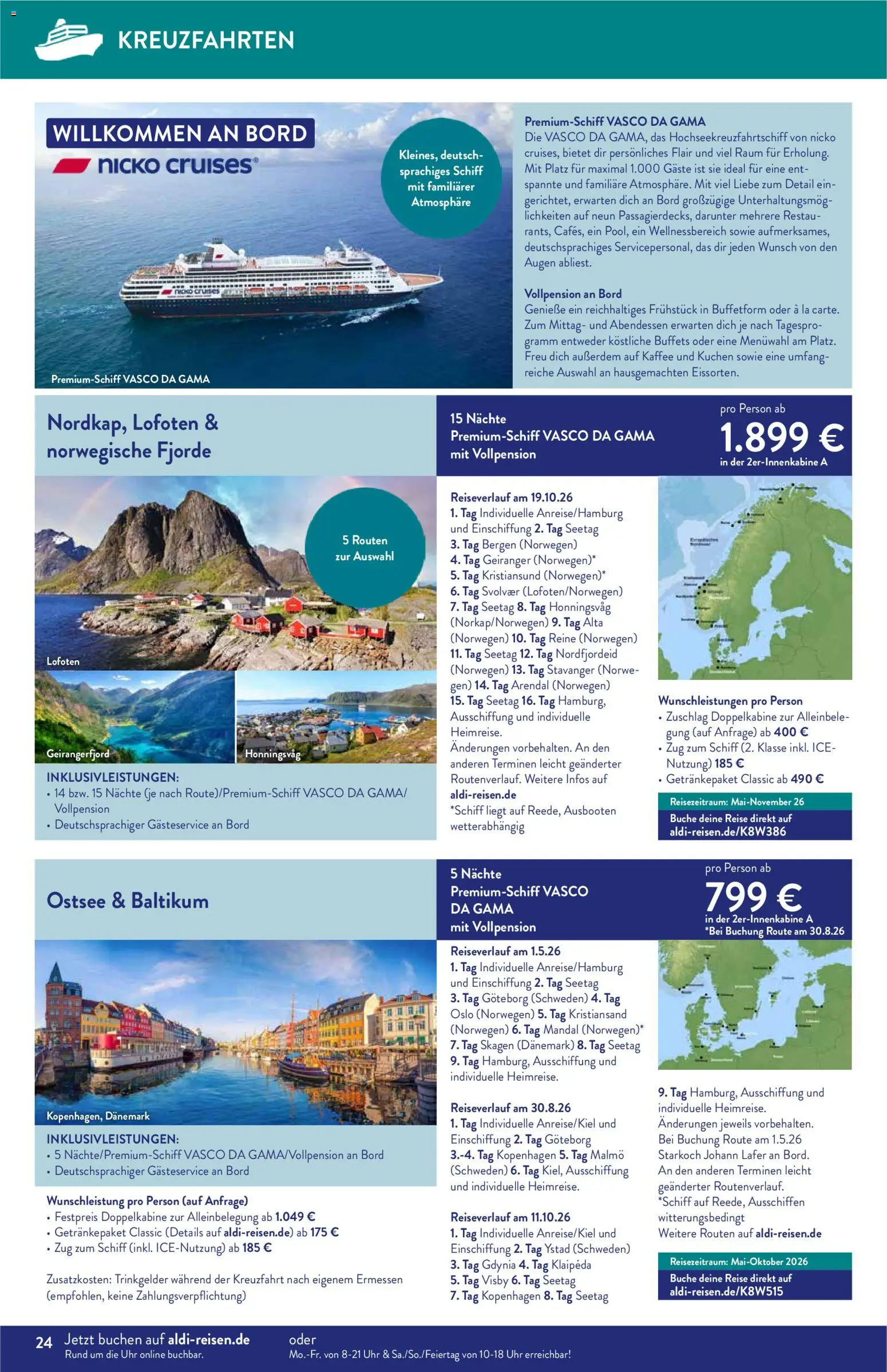 Aldi Reisen  Reisemagazin - Seite 24 - gültig ab 01.12.2025