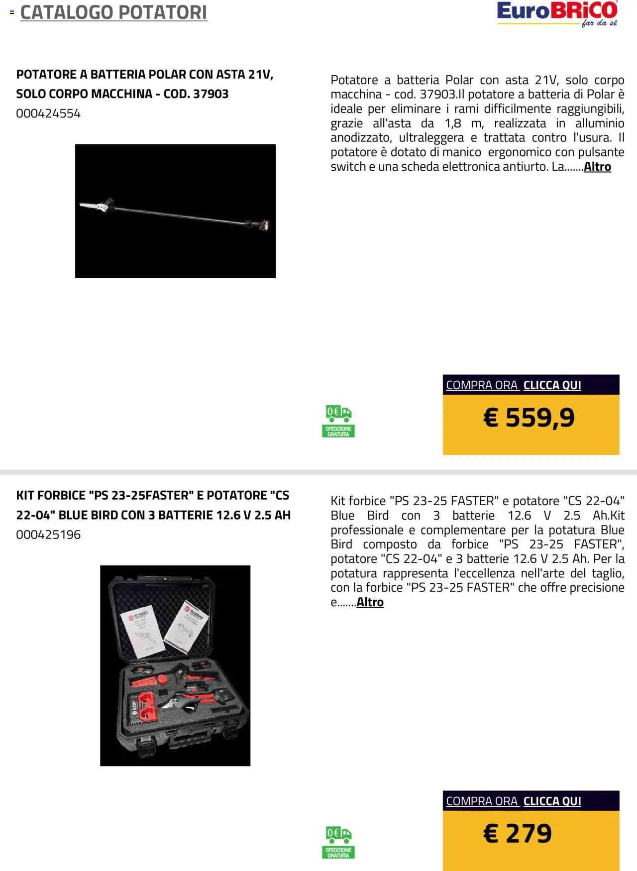Eurobrico Potatori catalogo - pagina 23 - valido dal 23/07/2025