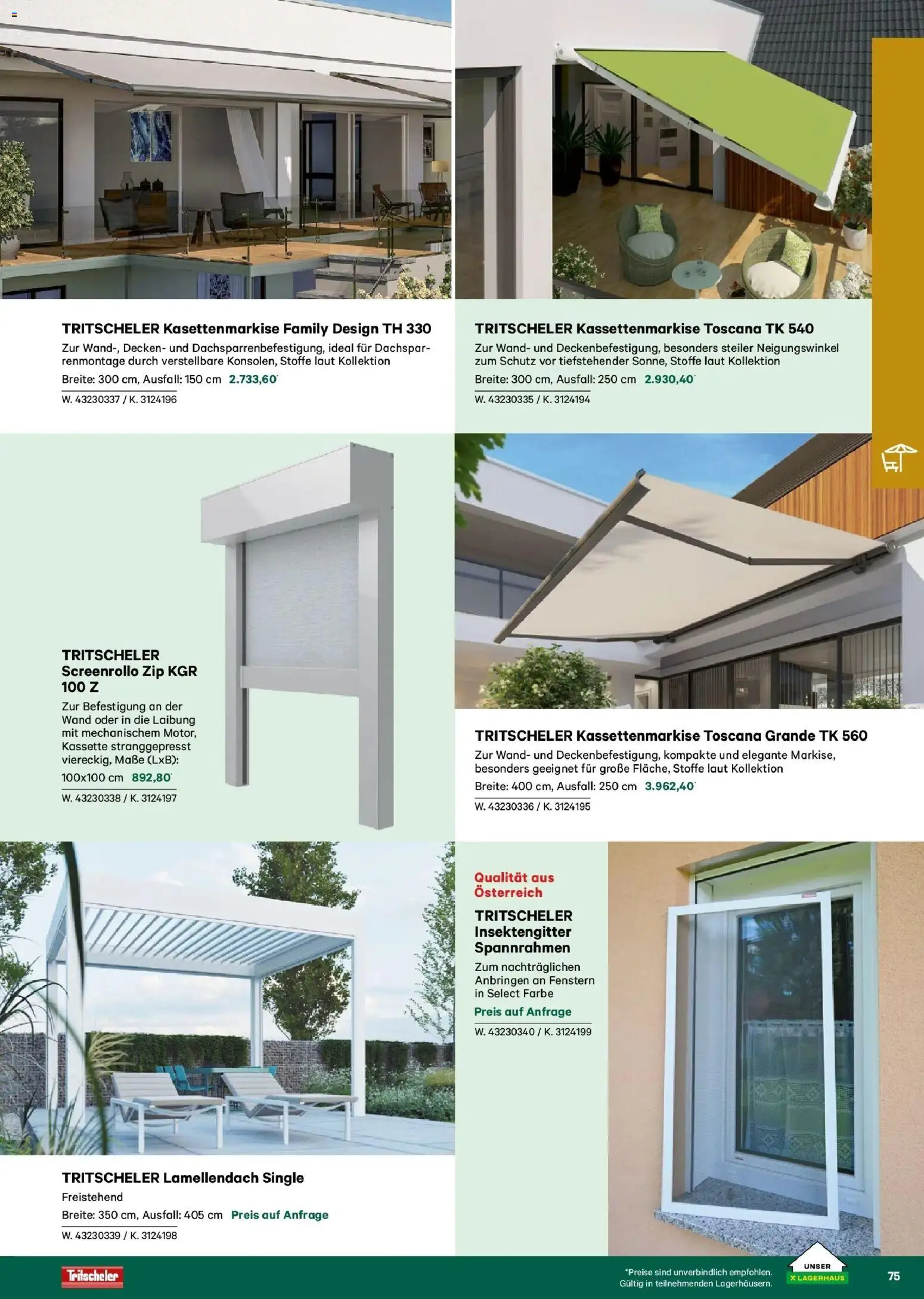 Lagerhaus Garten & Freizeit Katalog 2026 - Wien, Innsbruck - page 75- valid from 01.03.2026