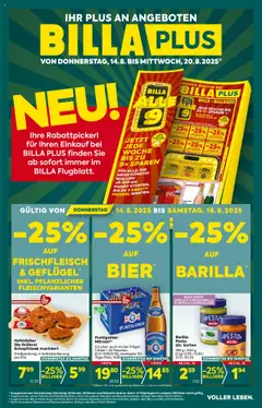Vorschau Billa Plus Flugblatt - Kärnten gültig ab 14.08.2025