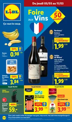 Aperçu LIDL catalogue semaine 10 valable à partir du 05/03/2026