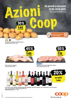 Vorschau Coop - Una settimana di azioni gültig ab 23.10.2025
