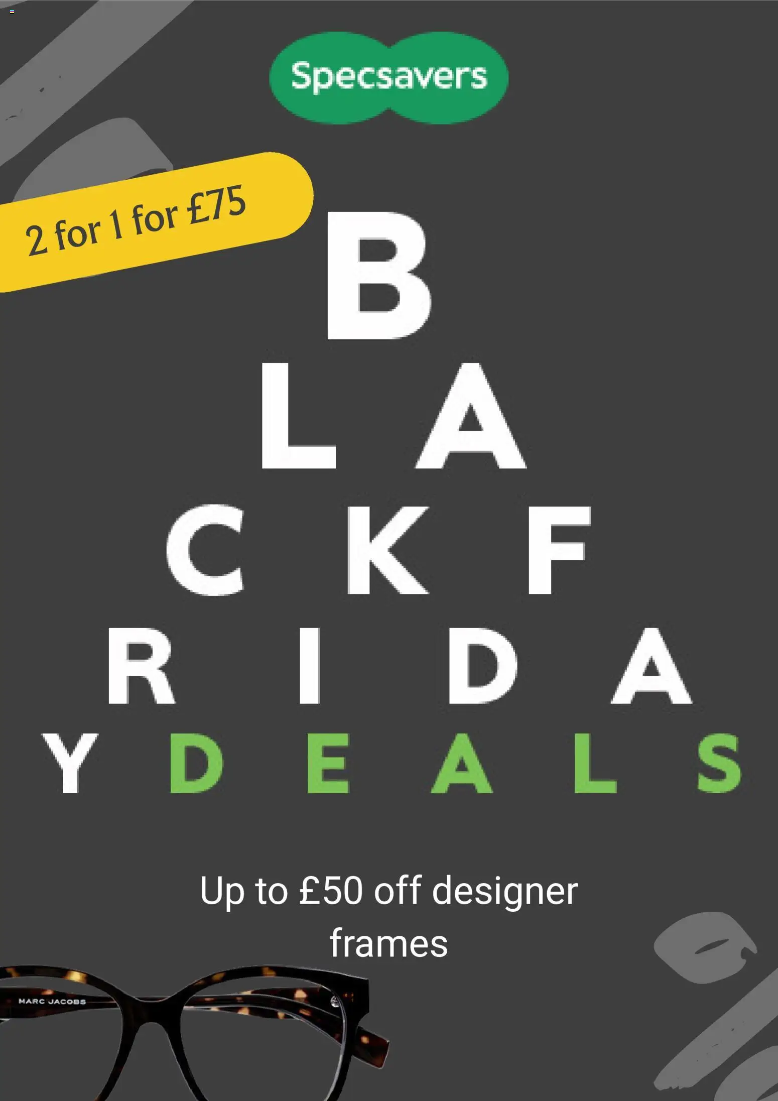 Specsavers - Black Friday - page 1- valid from 10/11/2025