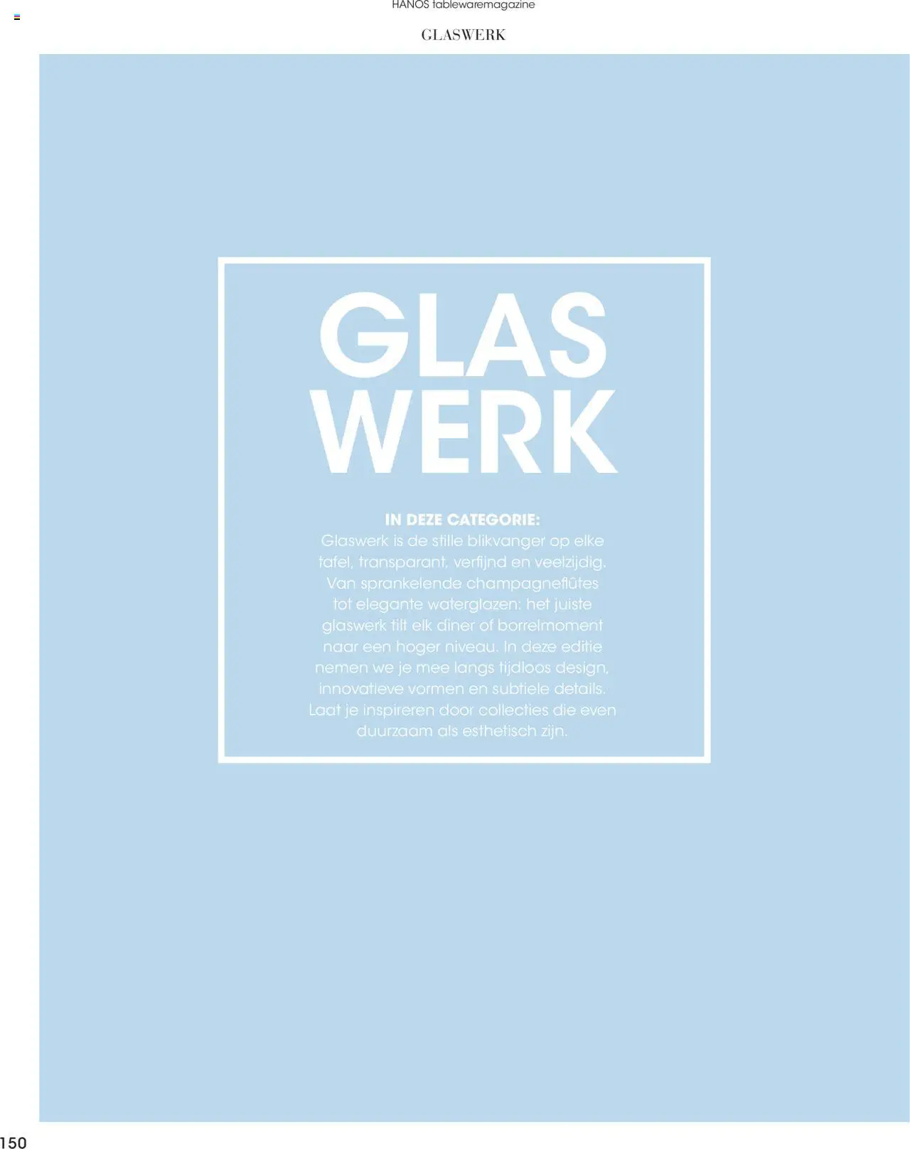 Hanos - Tableware magazine 2025-2026 - page 150- valid from 01-09-2025