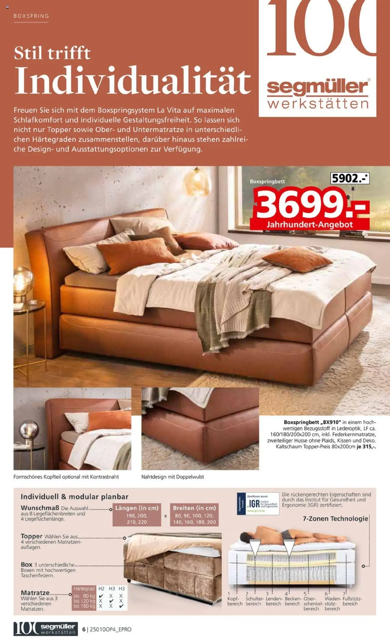 Segmüller Betten gefertigt in Bayern - Seite 6 - gültig ab 17.10.2025