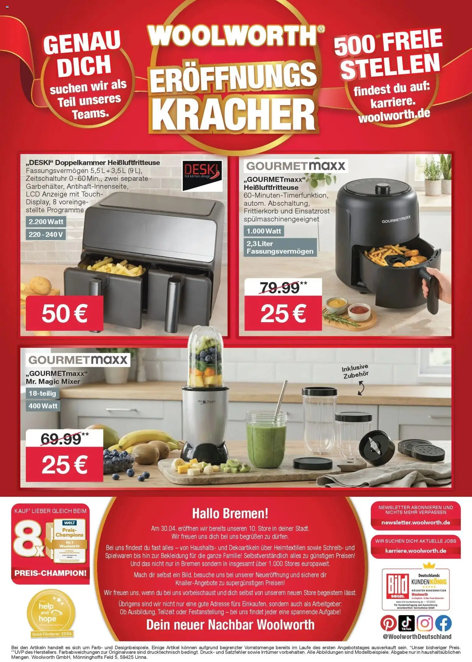 Woolworth Prospekt Neueröffnung Bremen - Seite 8 - gültig ab 29.04.2026