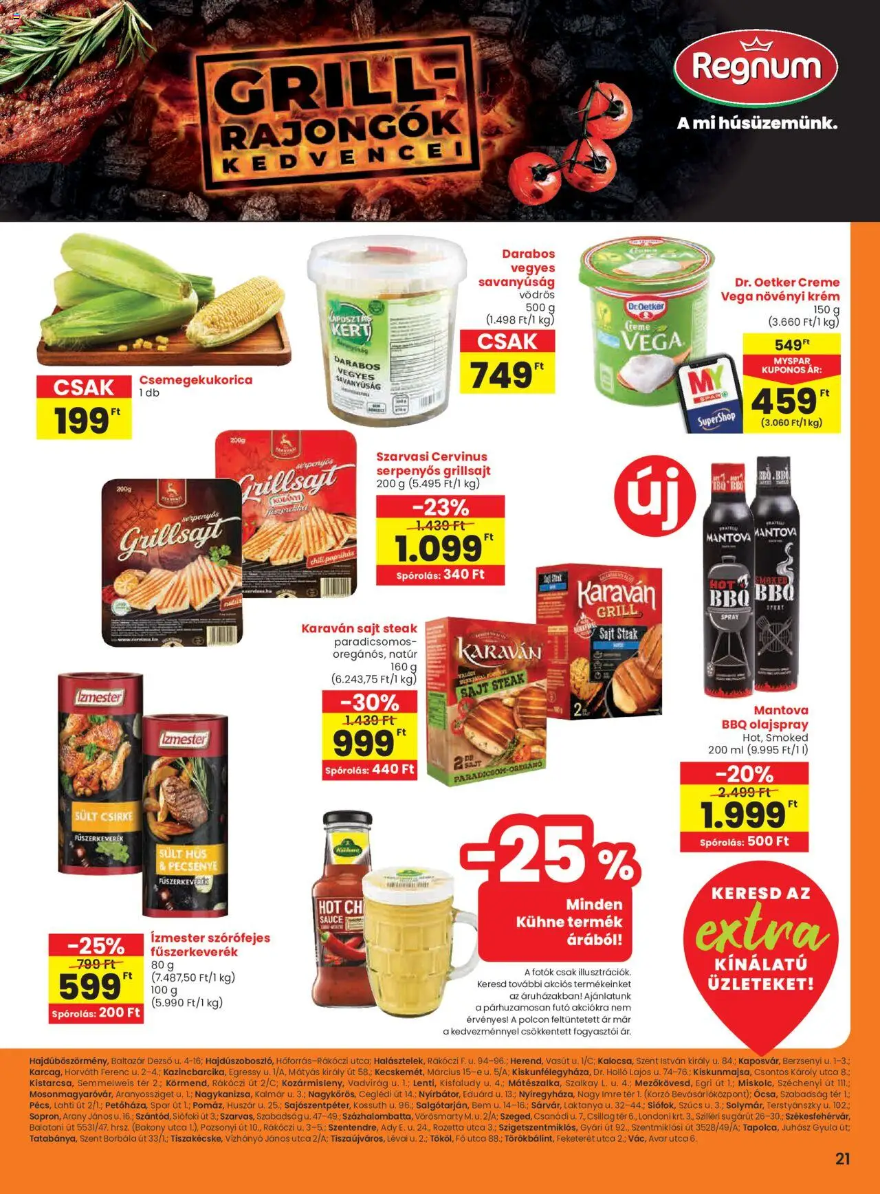 Spar - Extra ajánlatok - 2oldal - érvényes 2025.07.24.-tól