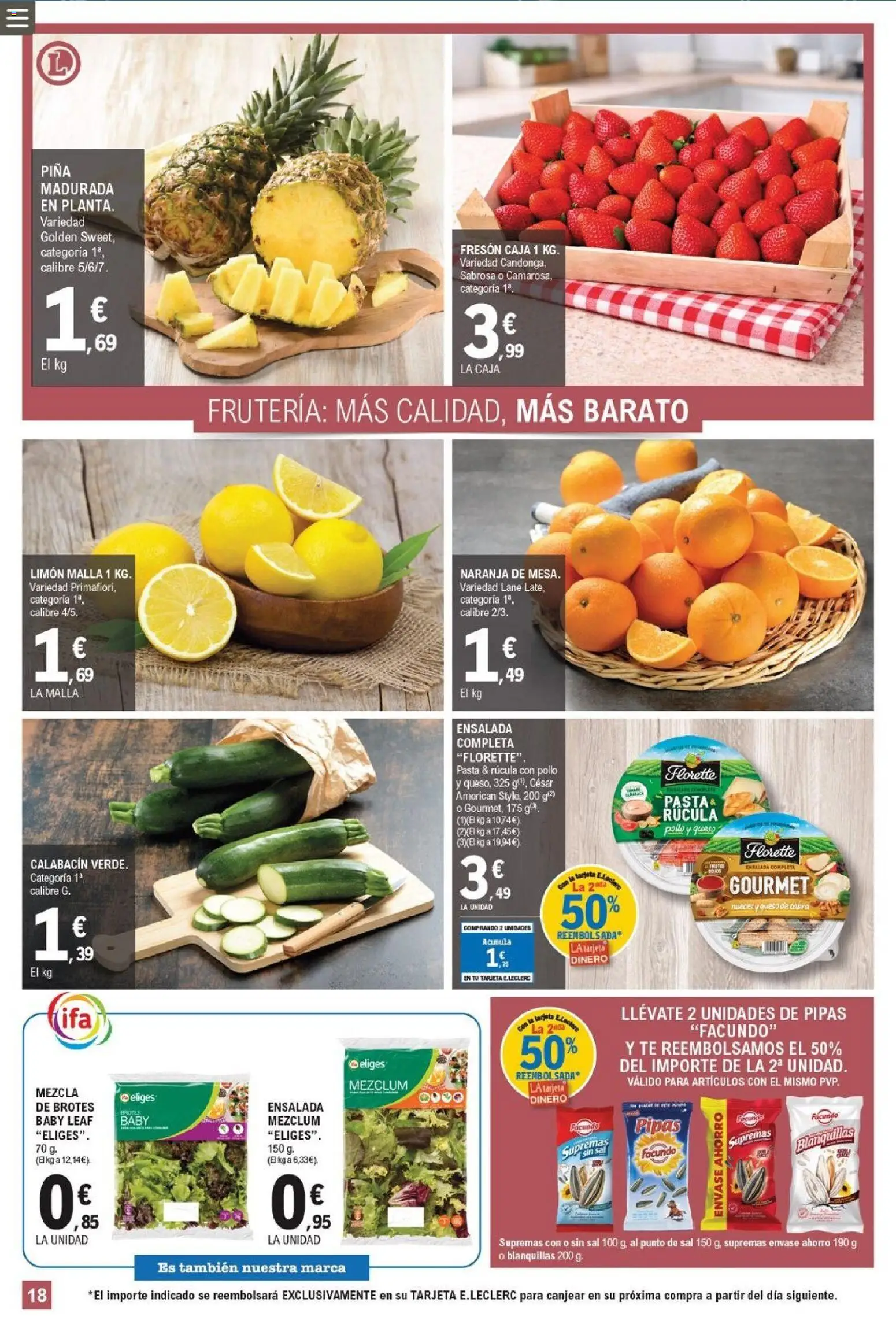 E.Leclerc folleto - Página de 18 - Válido desde 22/04/2026
