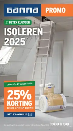 GAMMA - Isolatiespecial geldig vanaf 17/09/2025