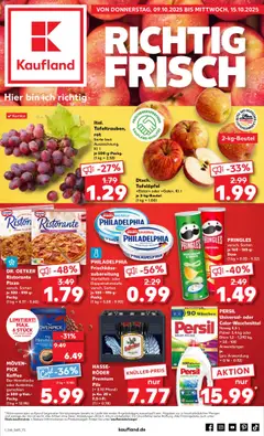 Vorschau Kaufland Prospekt 	 gültig ab 09.10.2025