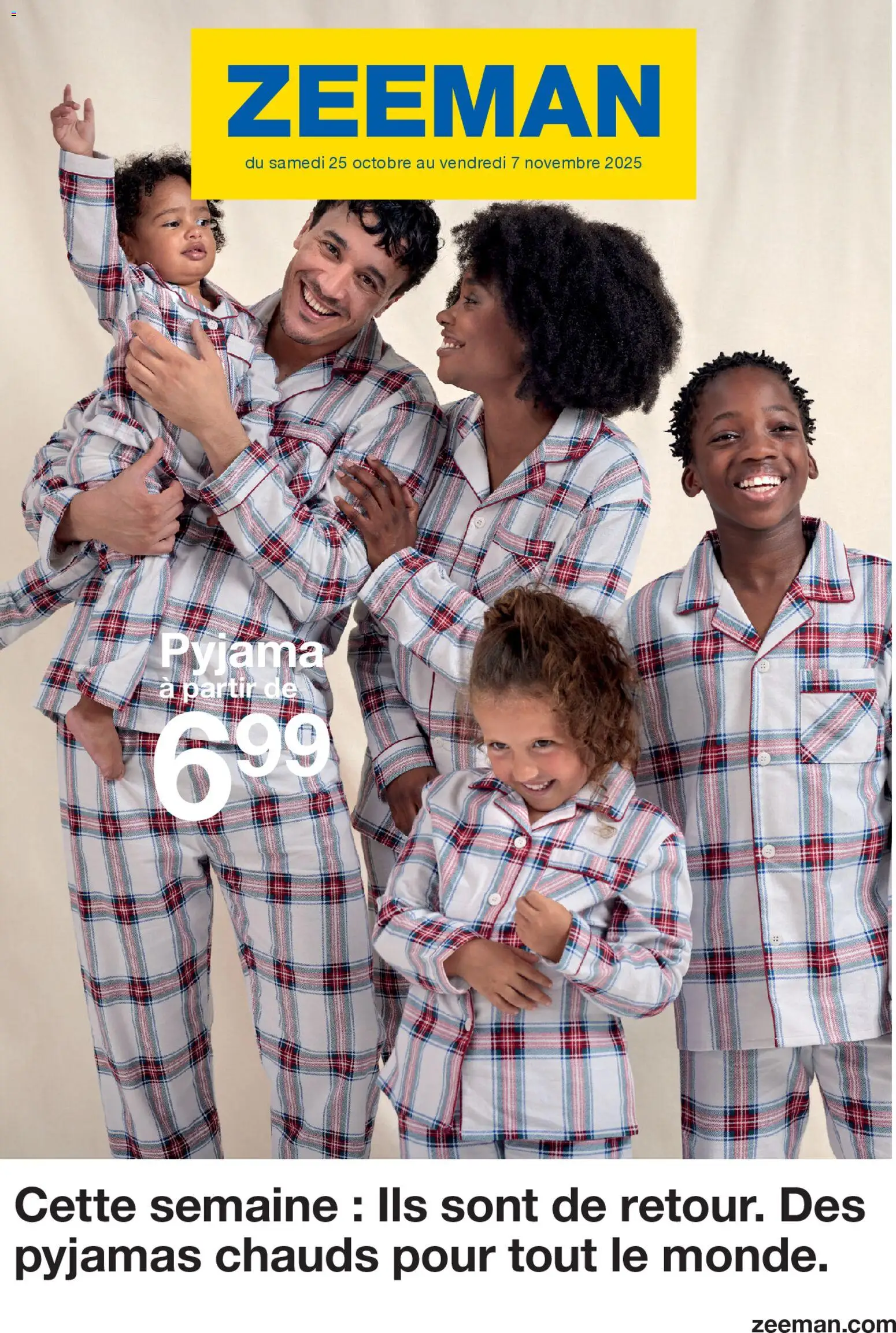 Zeeman catalogue Automne - page 1 - valable à partir du 25/10/2025