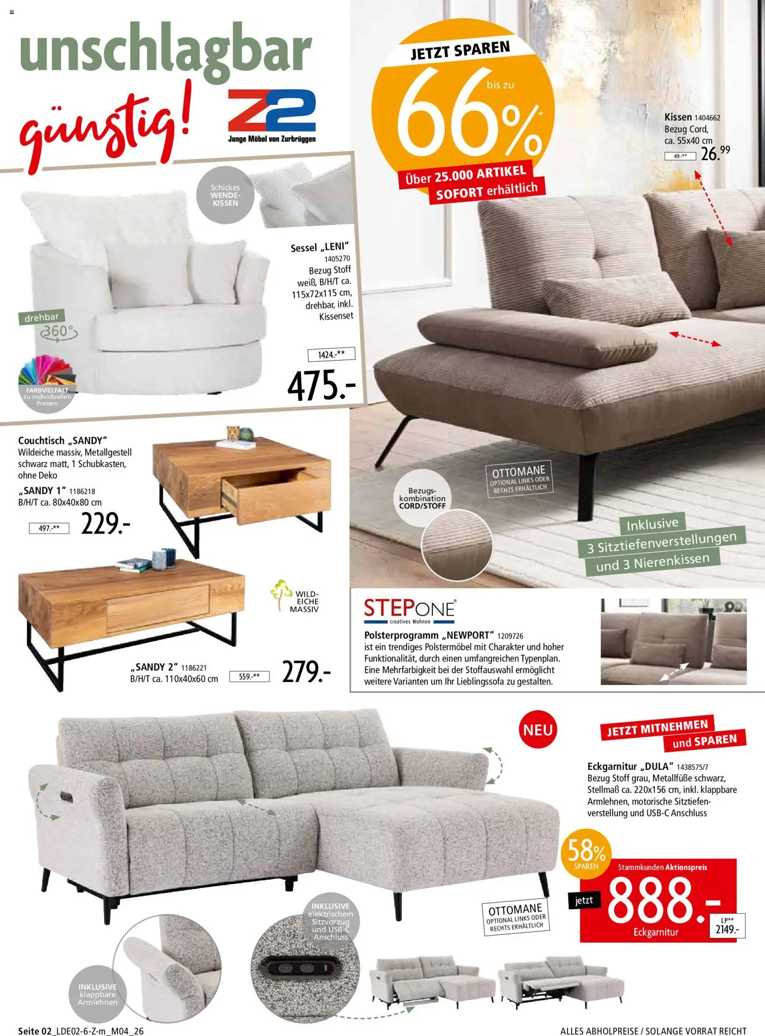 Zurbrüggen Prospekt 	 - Seite 2 - gültig ab 22.02.2026